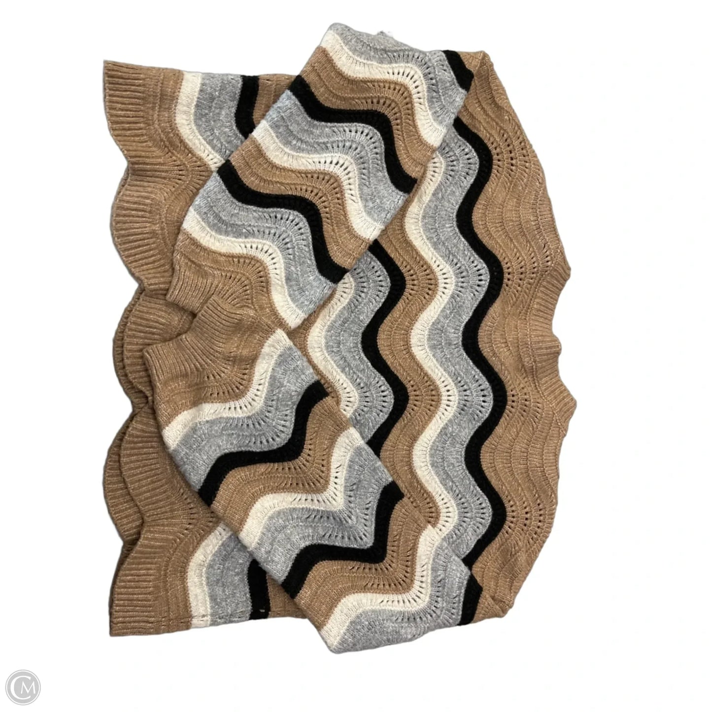 Sweater By Francesca’s In Brown & Grey, Size: Xl
