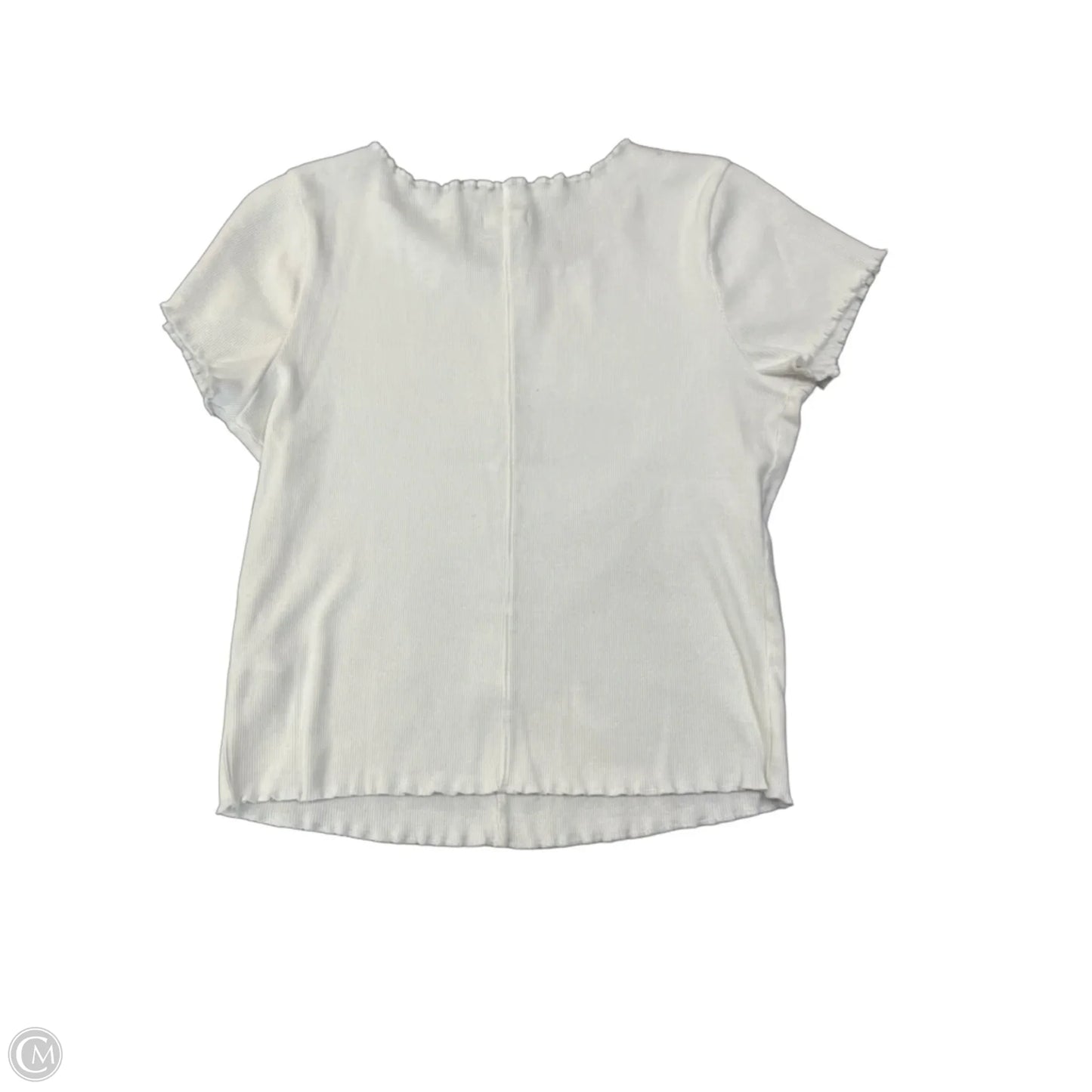 Top Short Sleeve By Pilcro In White, Size: M