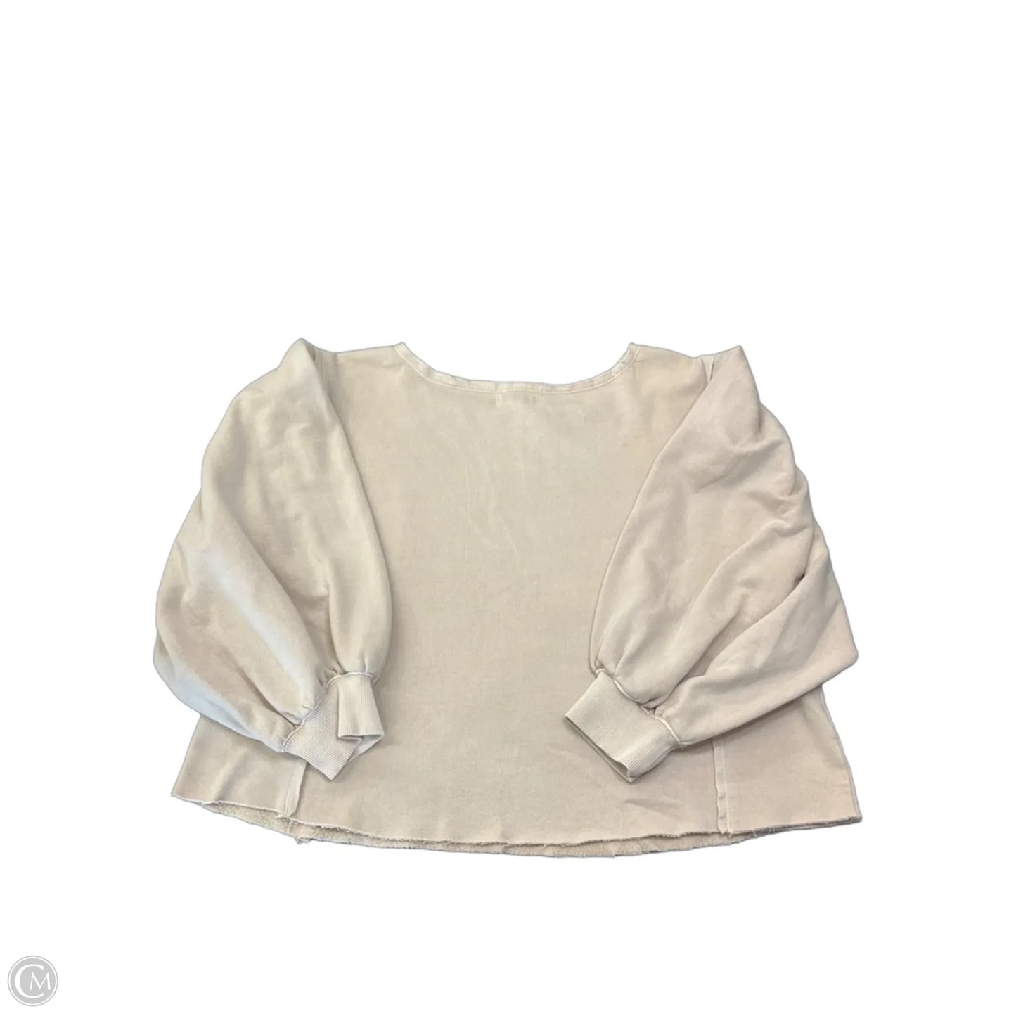 Sweatshirt Crewneck By We The Free In Tan, Size: M