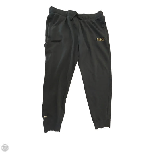 Athletic Pants By Nike Apparel In Black, Size: Xl