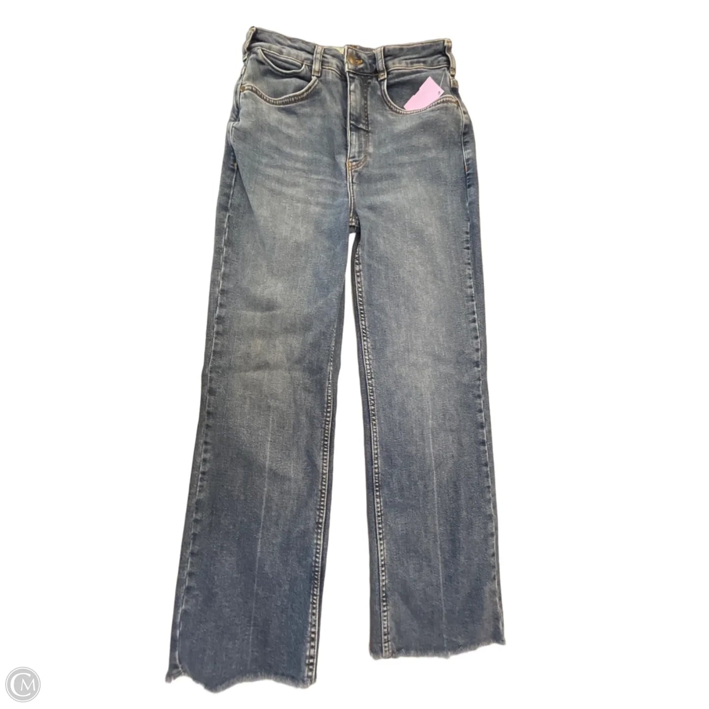 Jeans Straight By Pilcro In Blue Denim, Size: 4