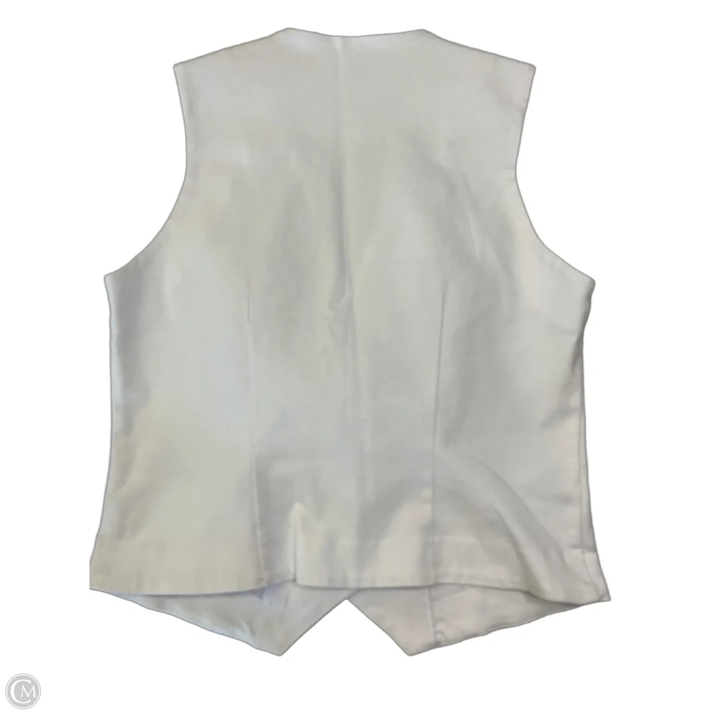 Vest Other By Evereve In White Denim, Size: S