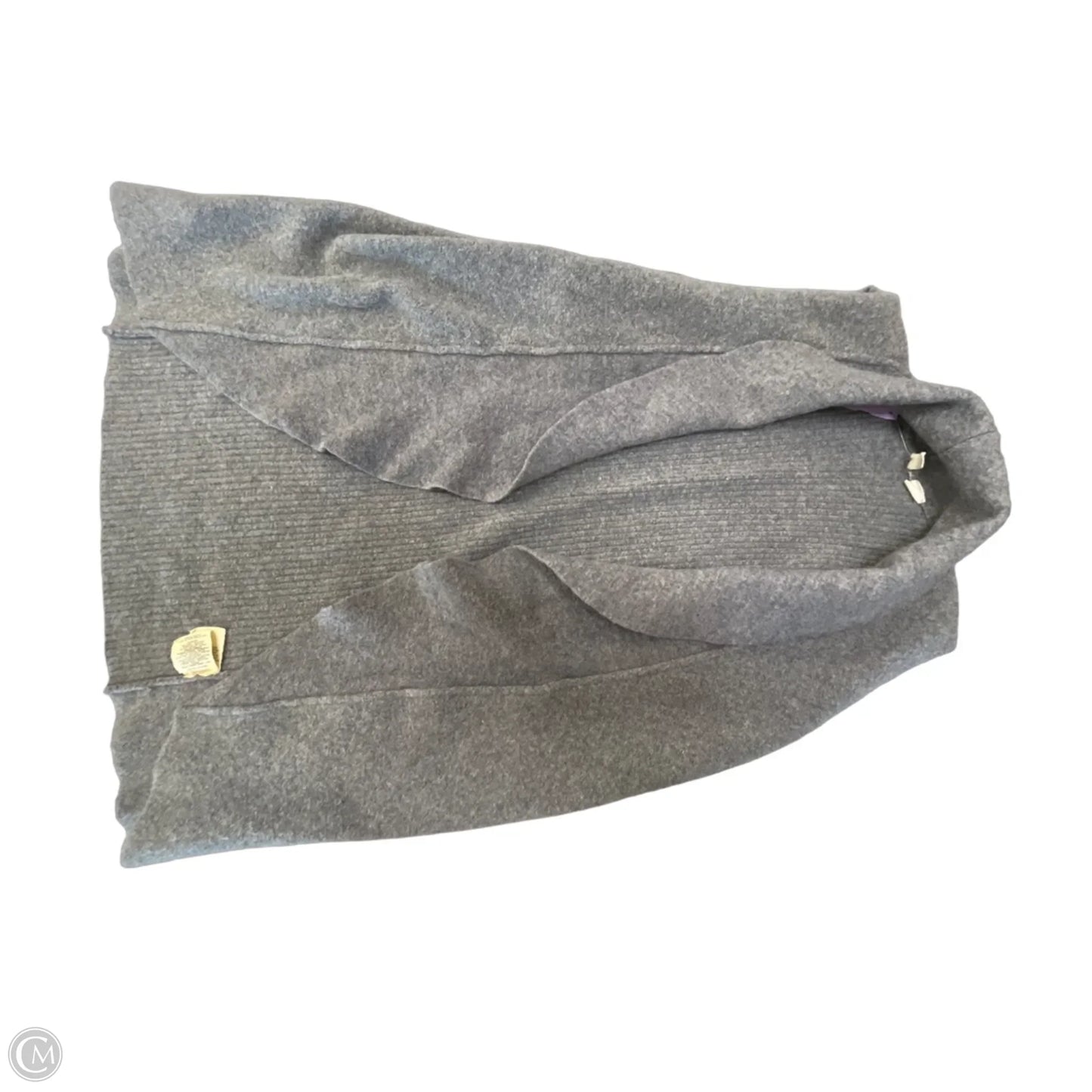 Vest Sweater By Moth In Grey, Size: M