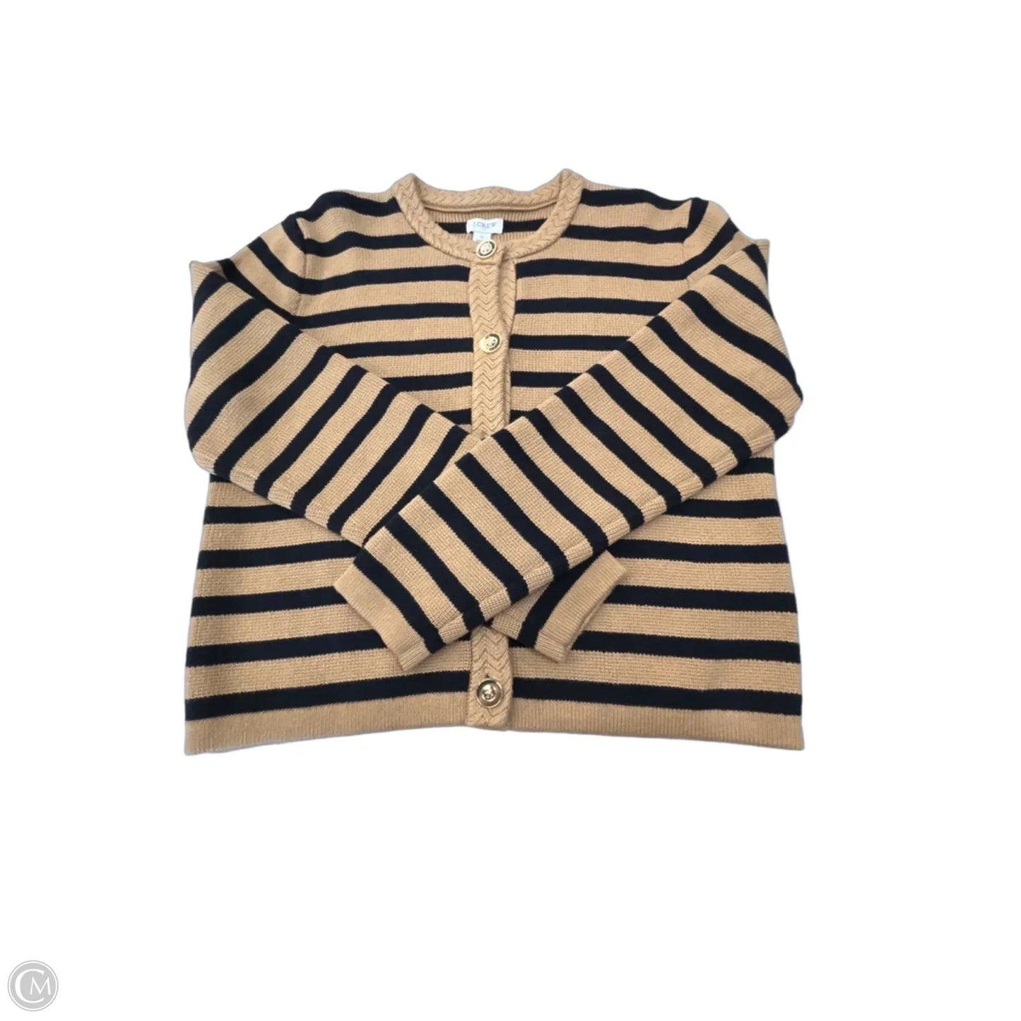 Cardigan By J. Crew In Striped Pattern, Size: S