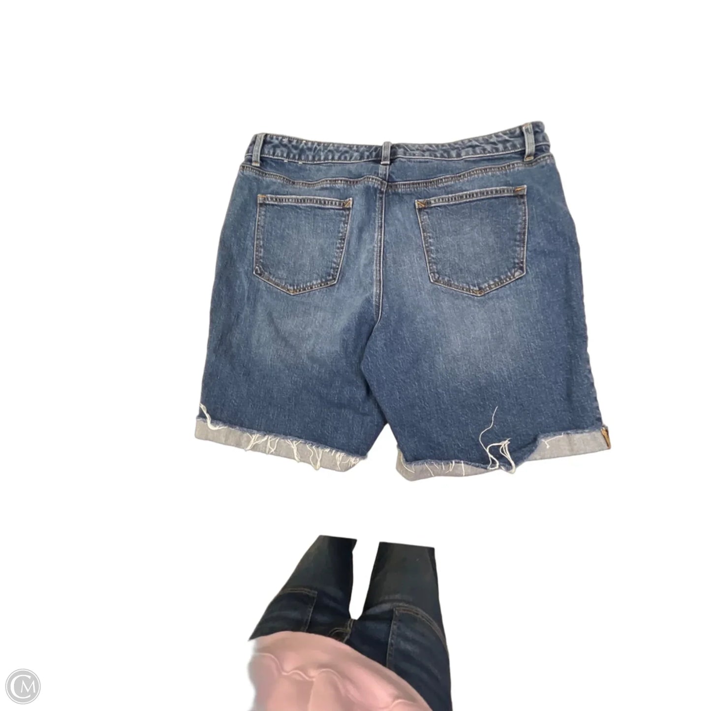 Shorts By Talbots In Blue Denim, Size: Xl