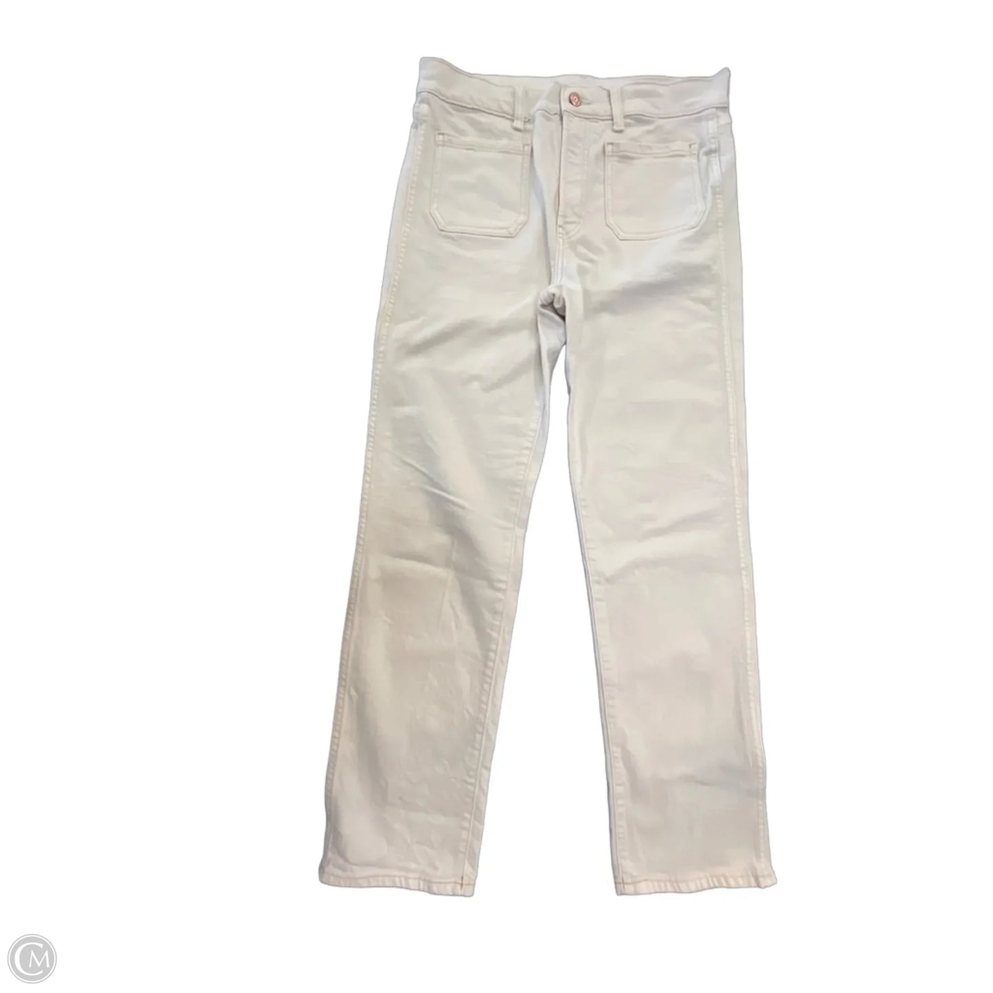 Jeans Straight By Gap In Beige, Size: 10