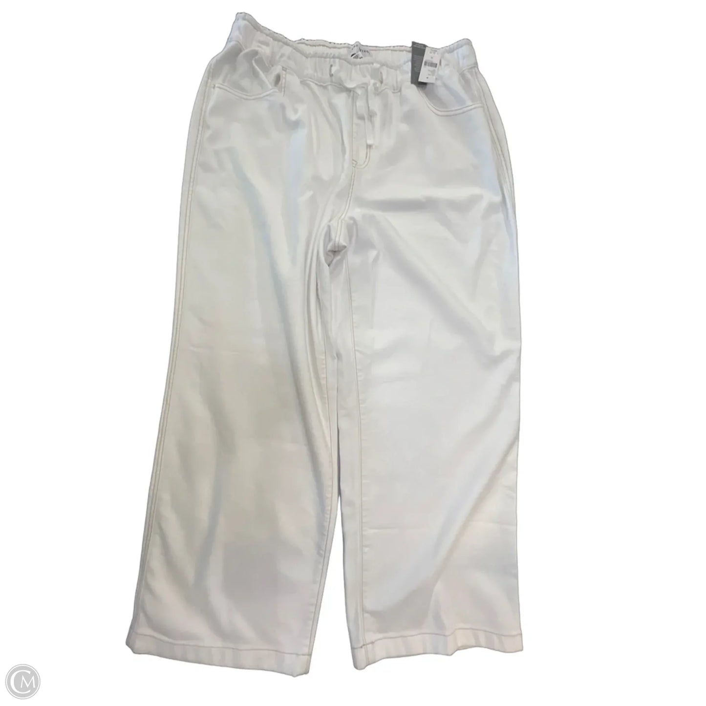Pants Wide Leg By Lane Bryant In White, Size: 2x