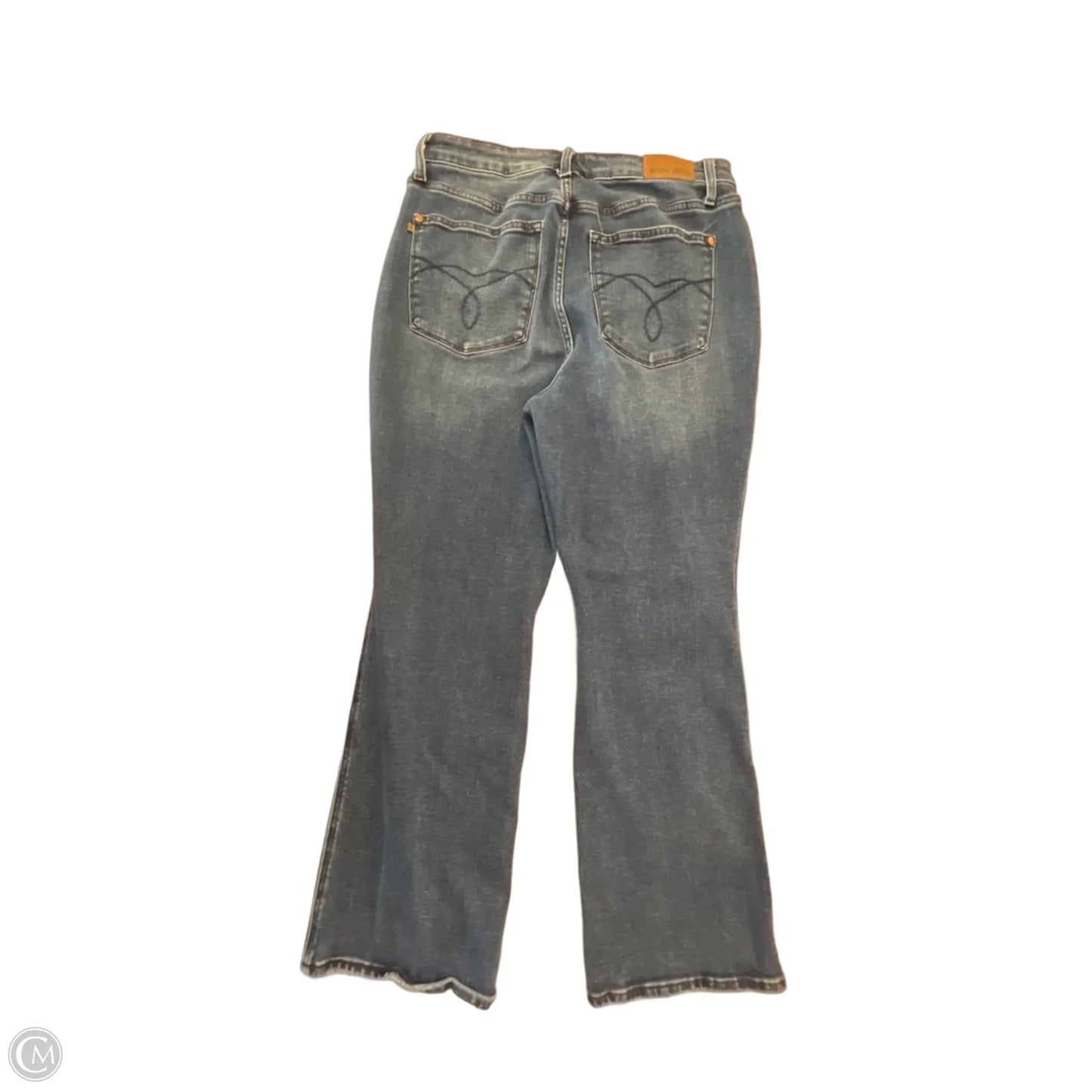 Jeans Straight By Judy Blue In Blue Denim, Size: 14