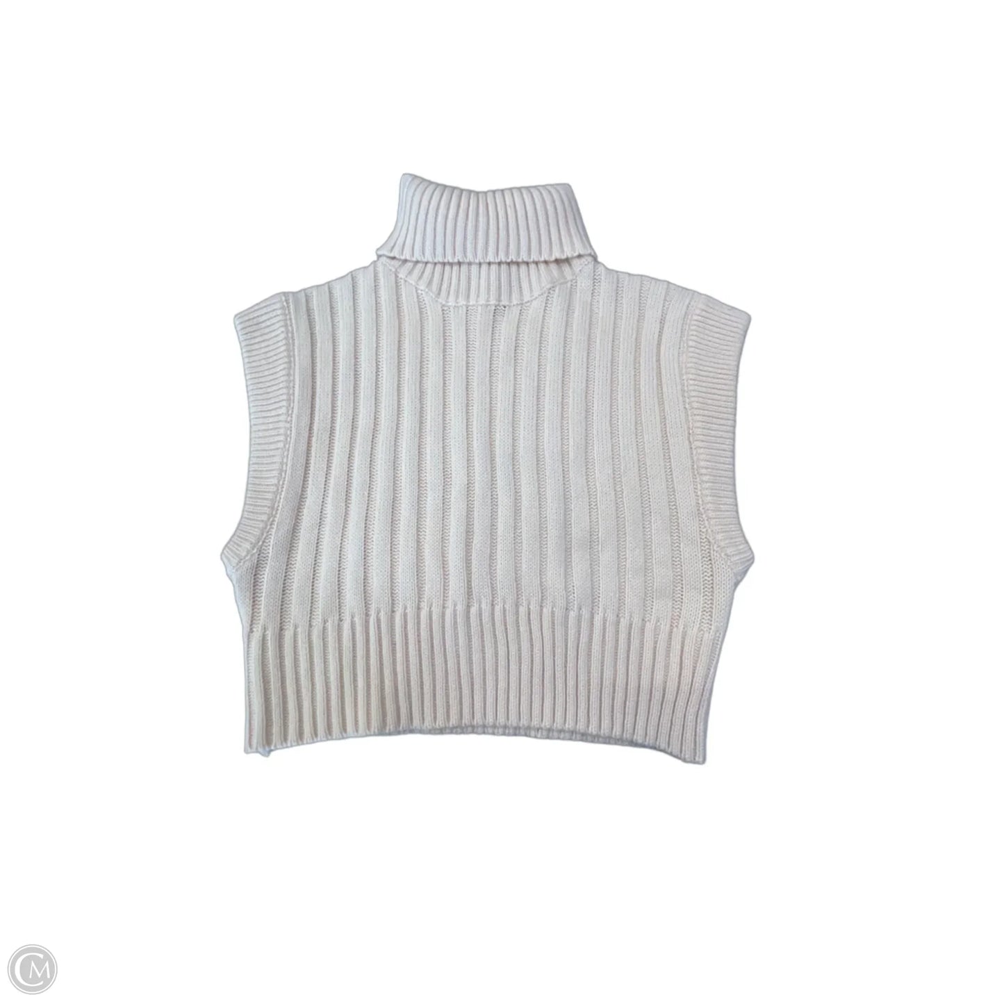 Vest Sweater By Cloud Ten In Cream, Size: M