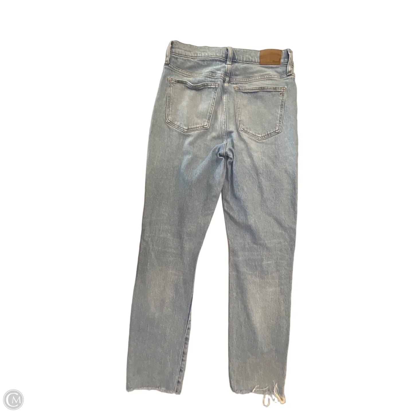 Jeans Straight By Madewell In Blue Denim, Size: 8l