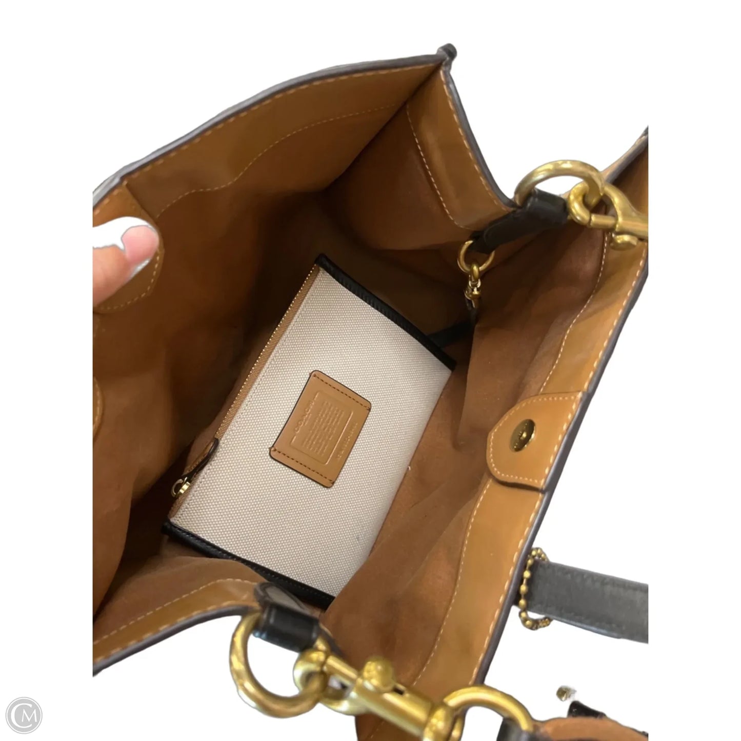 Crossbody Designer By Coach, Size: Medium