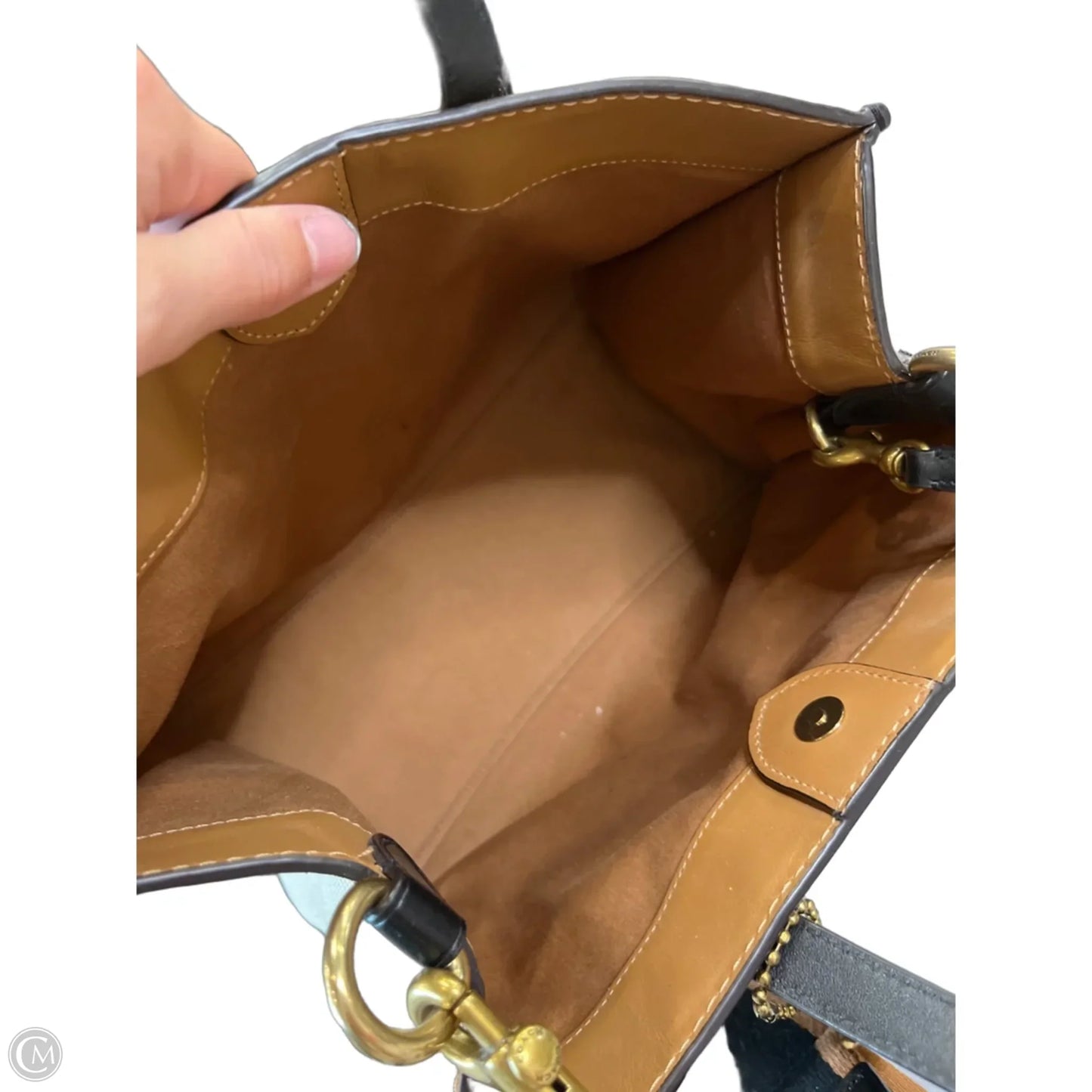 Crossbody Designer By Coach, Size: Medium