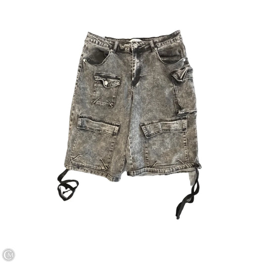 Shorts By Madden Girl In Grey Denim, Size: L