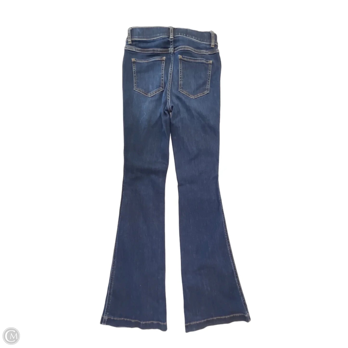 Jeans Flared By Spanx In Blue Denim, Size: 2