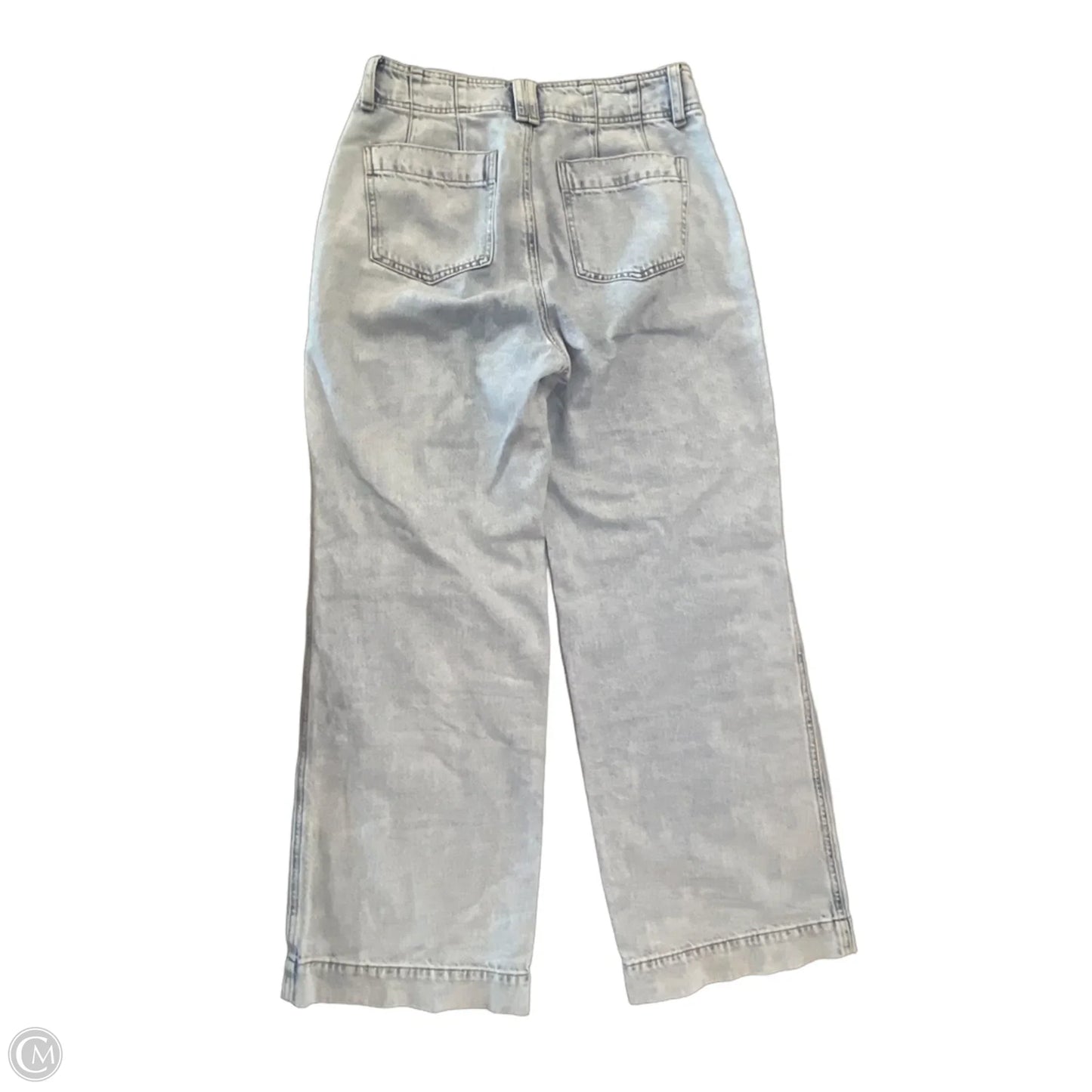 Jeans Wide Leg By Talbots In Blue Denim, Size: 4