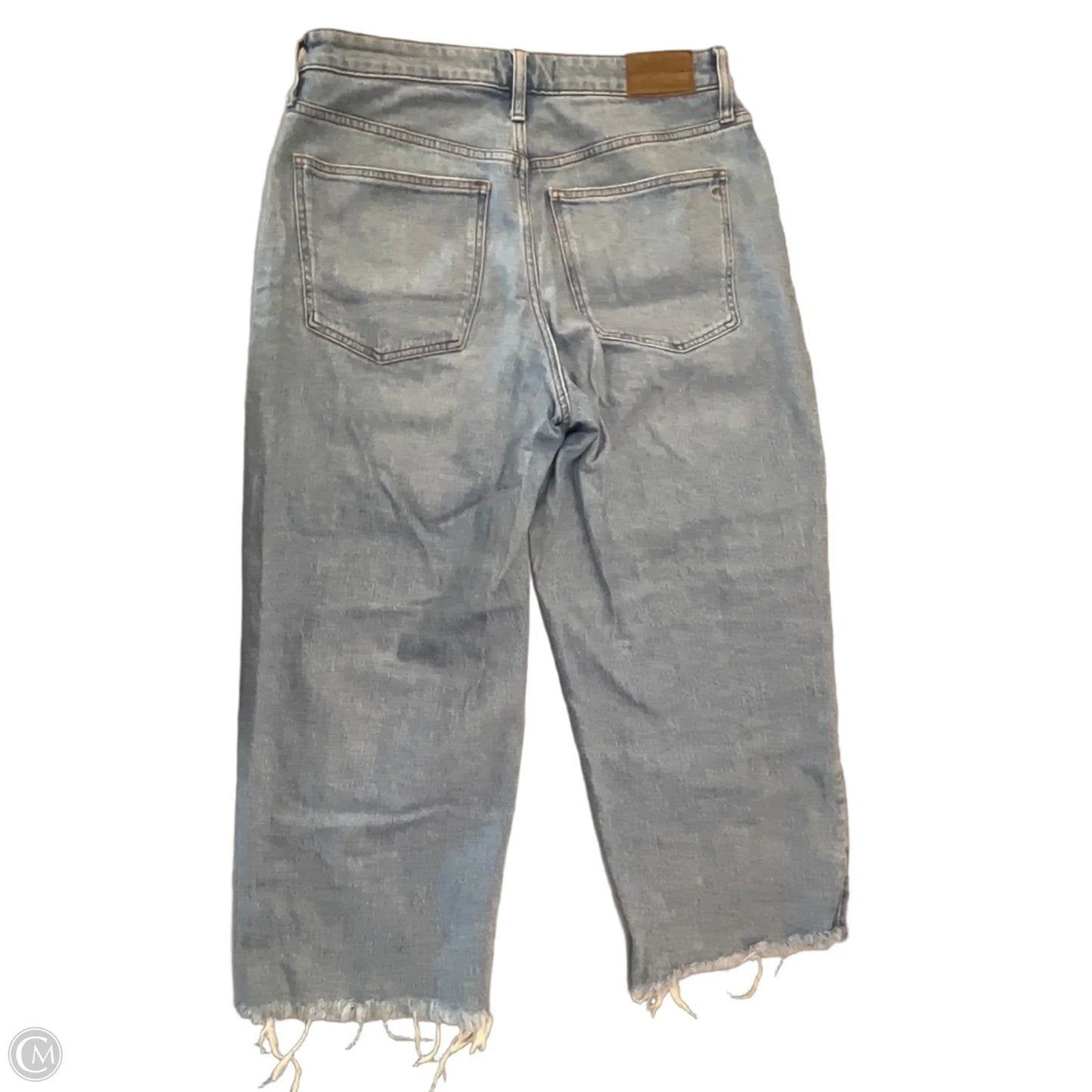 Jeans Wide Leg By Madewell In Blue Denim, Size: 10