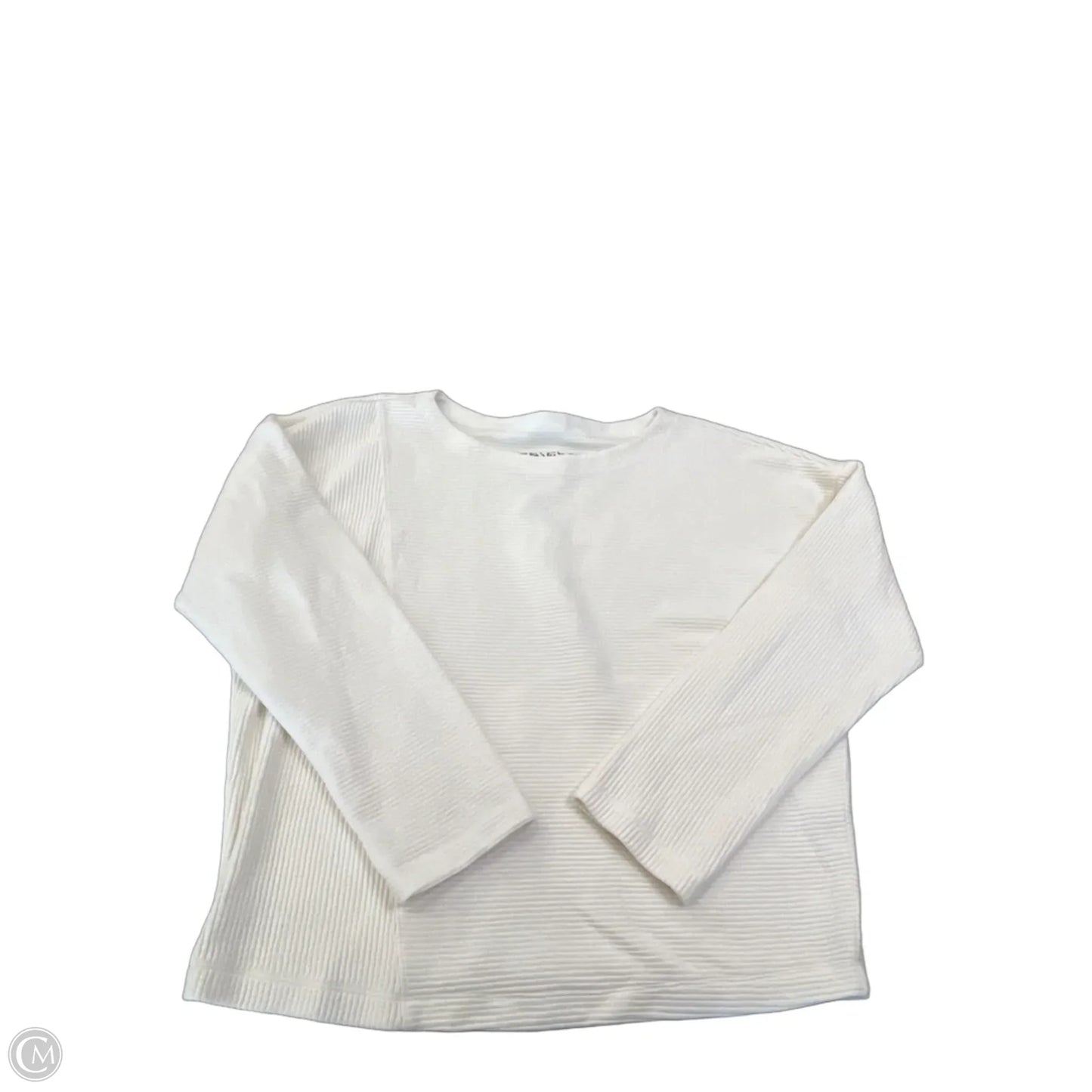 Top Long Sleeve By Maeve In Ivory, Size: M
