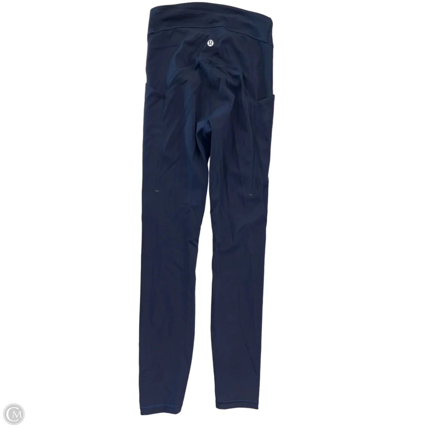 Athletic Leggings By Lululemon In Navy, Size: Xs
