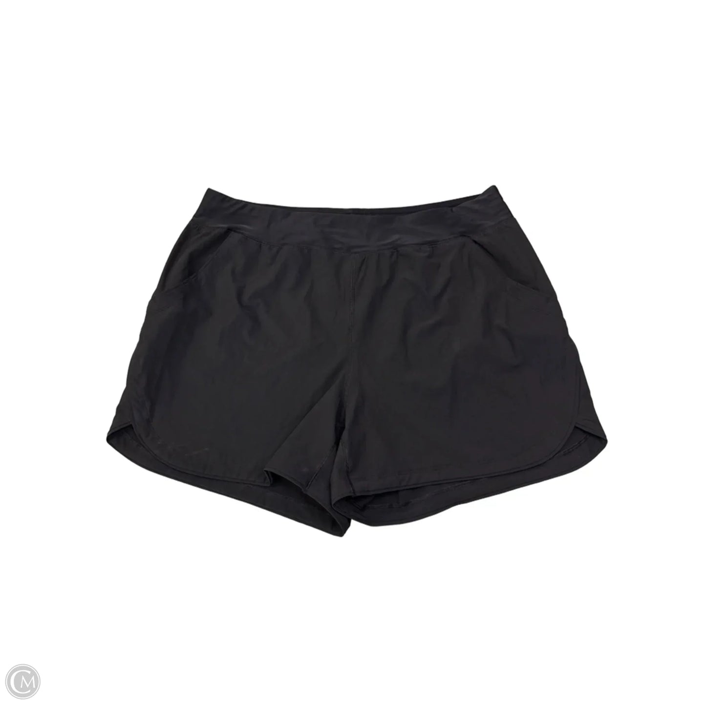 Athletic Shorts By Lands End In Black, Size: 2x