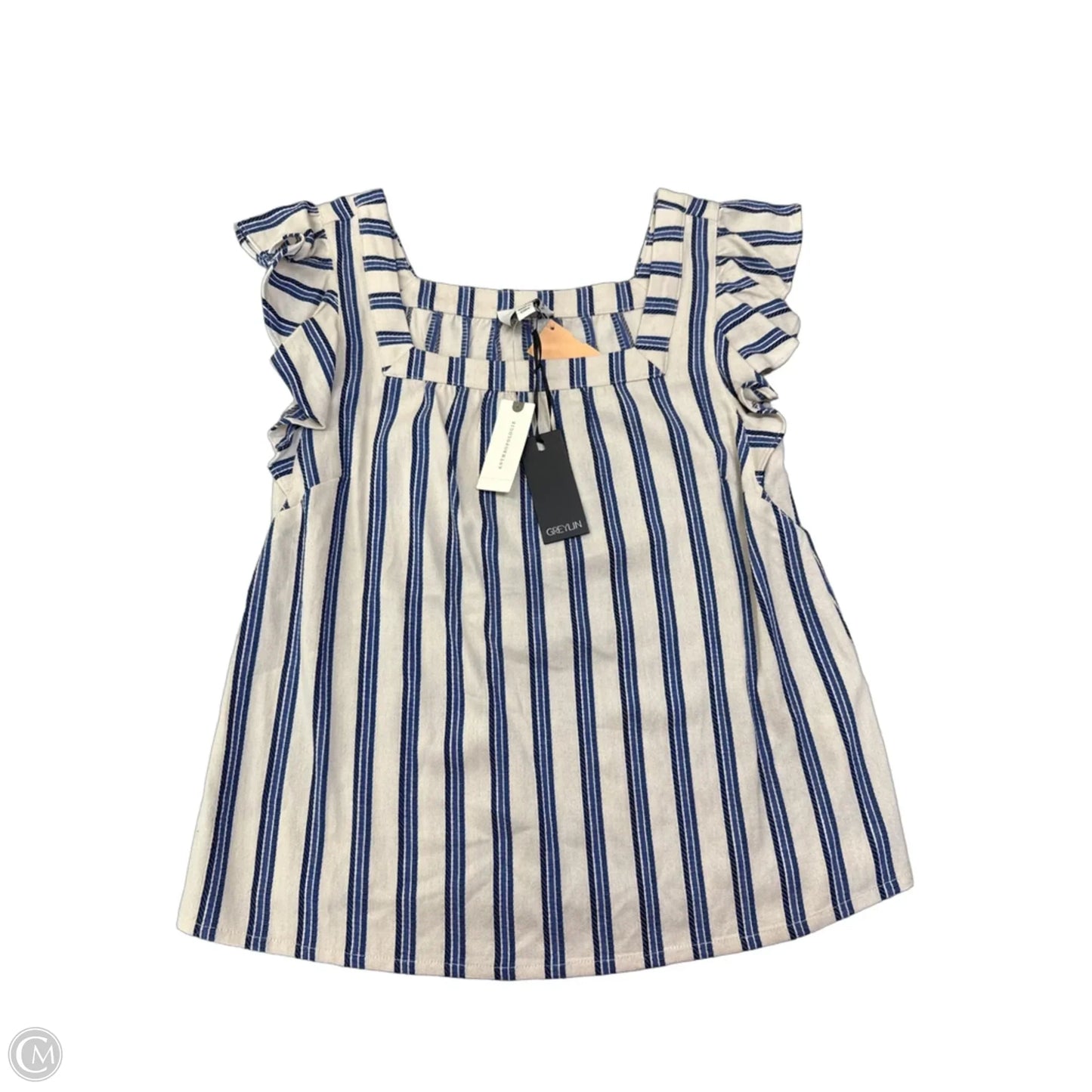 Top Sleeveless By Greylin In Striped Pattern, Size: Xs