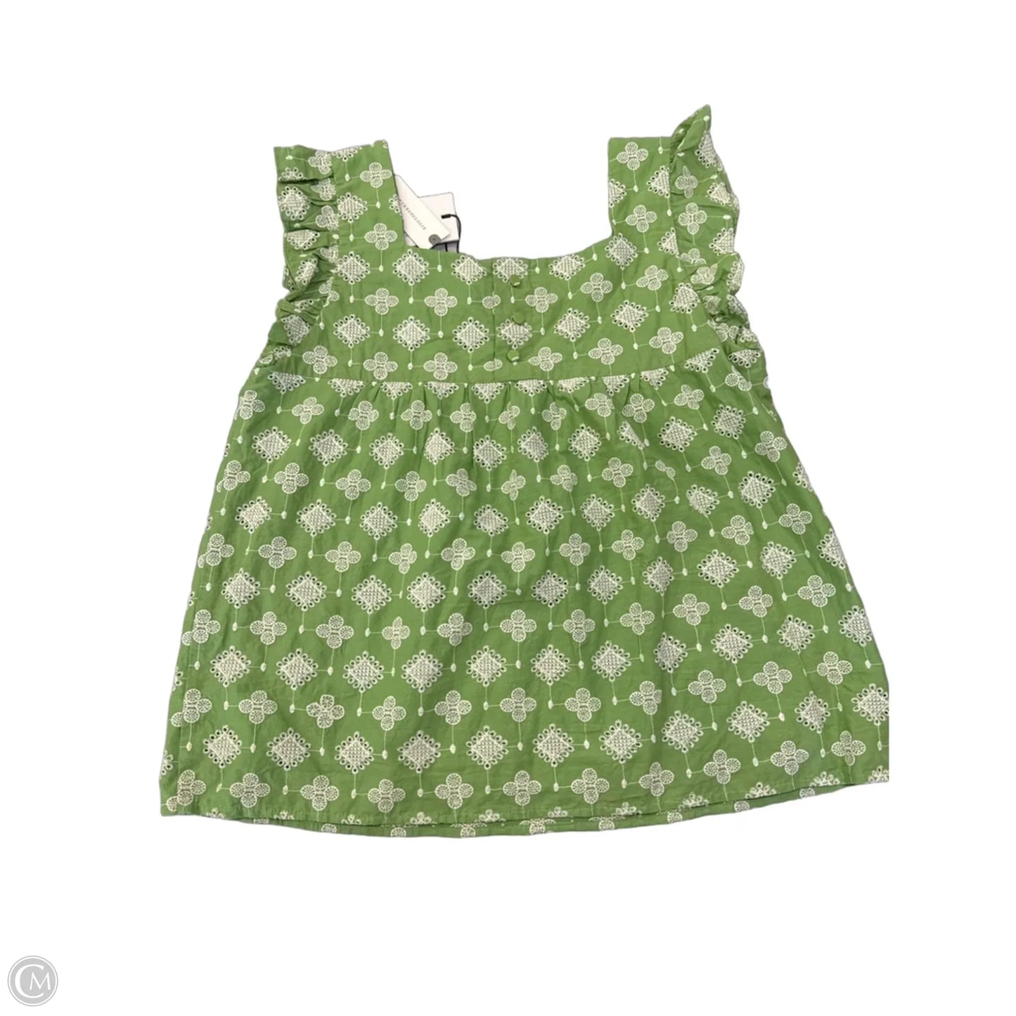 Top Sleeveless By Greylin In Green, Size: S