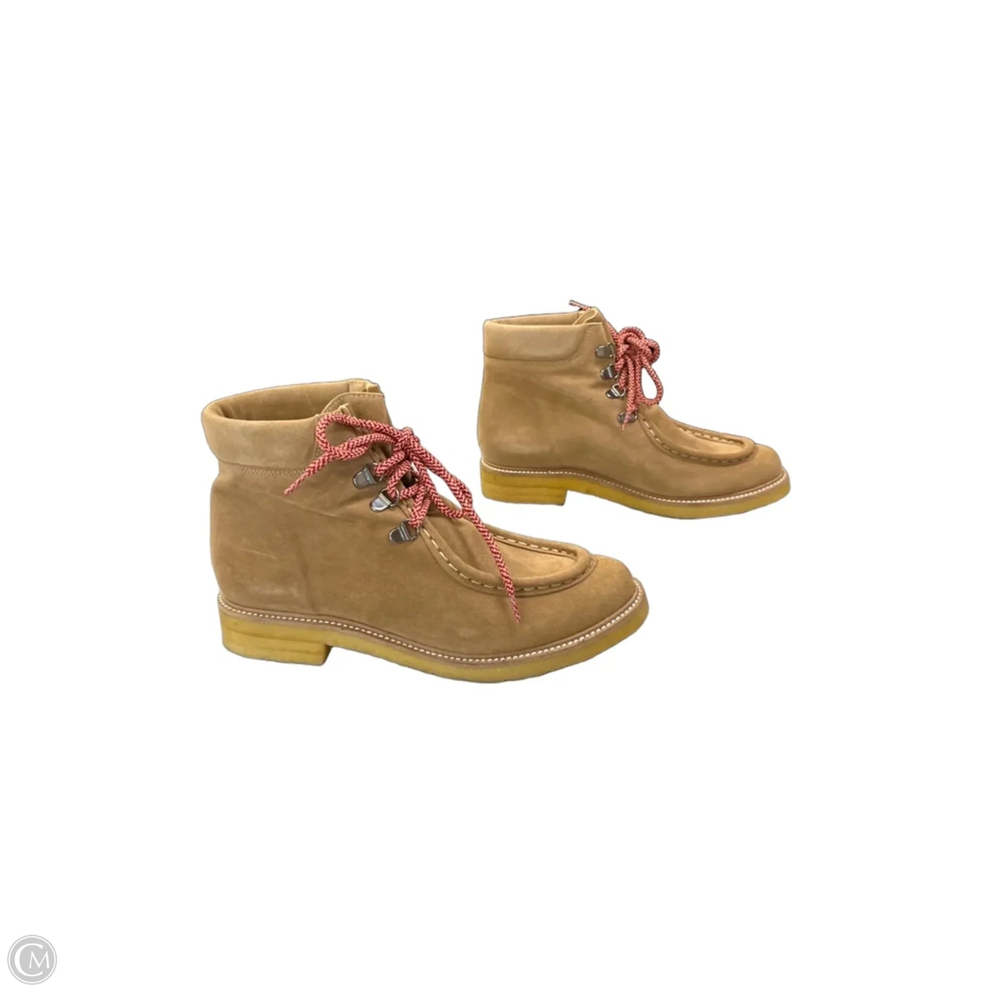 Boots Ankle Heels By Anthropologie In Brown, Size: 8.5