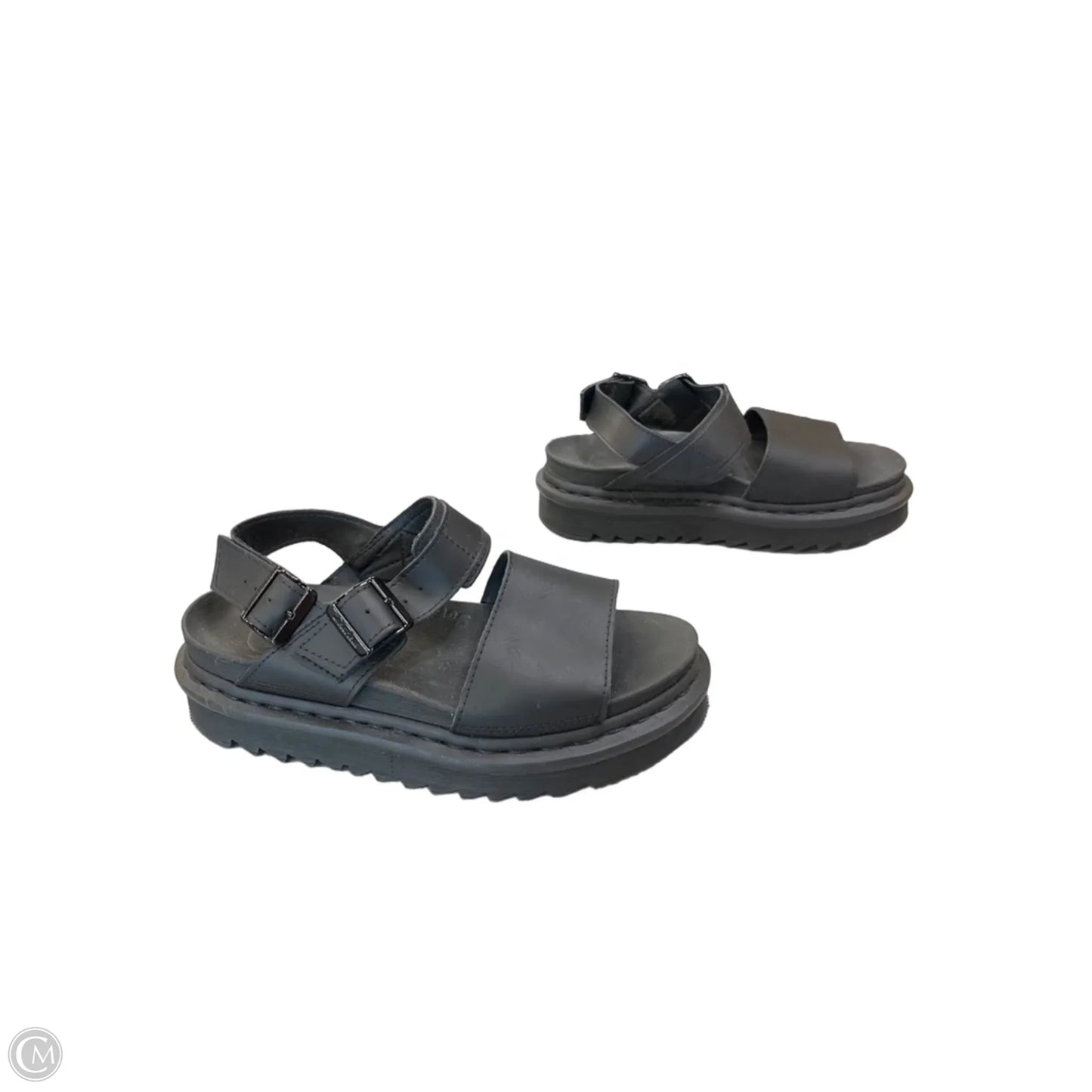 Sandals Flats By Dr Martens In Black, Size: 7
