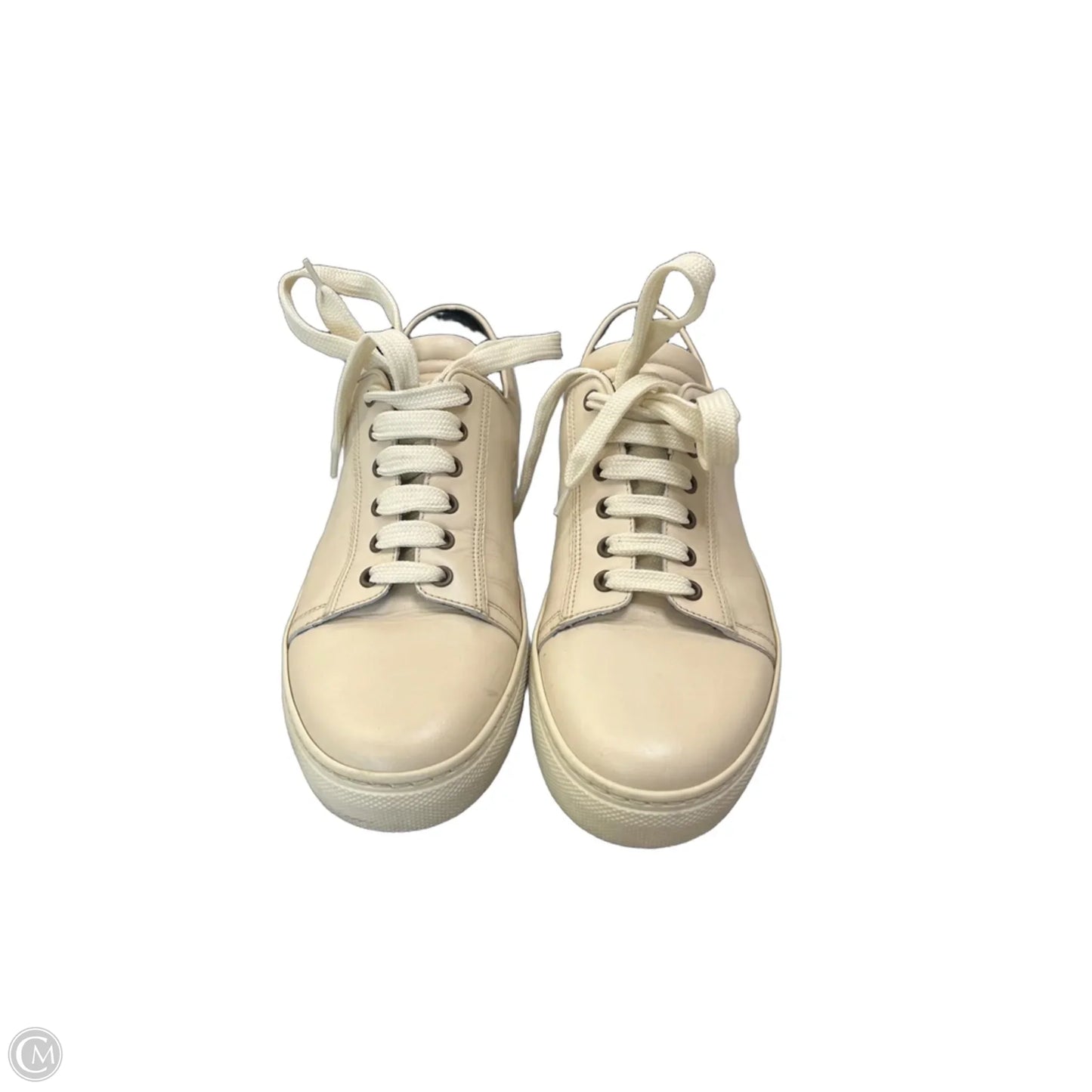 Shoes Sneakers By Clothes Mentor In Cream, Size: 9