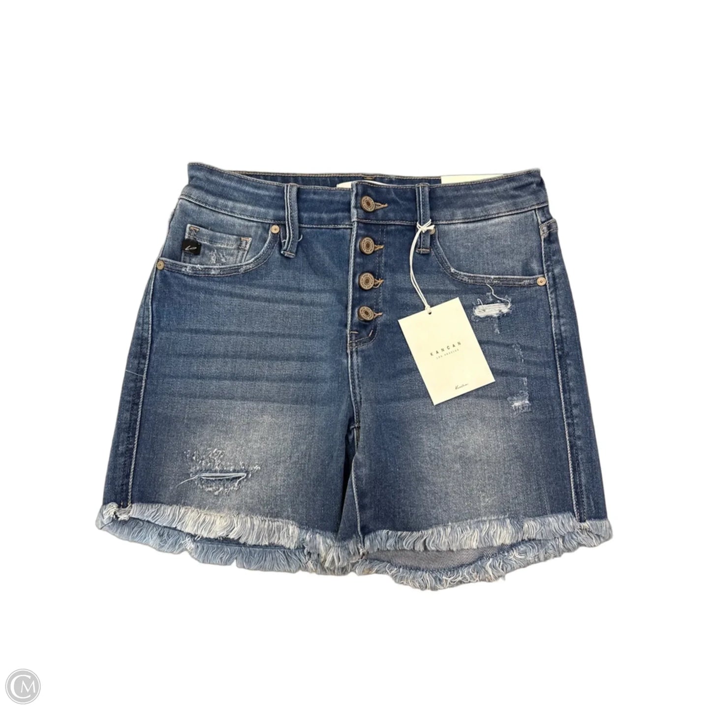 Shorts By Kancan In Blue Denim, Size: M