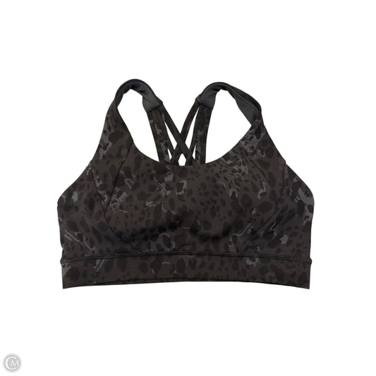 Athletic Bra By Lululemon In Animal Print, Size: M