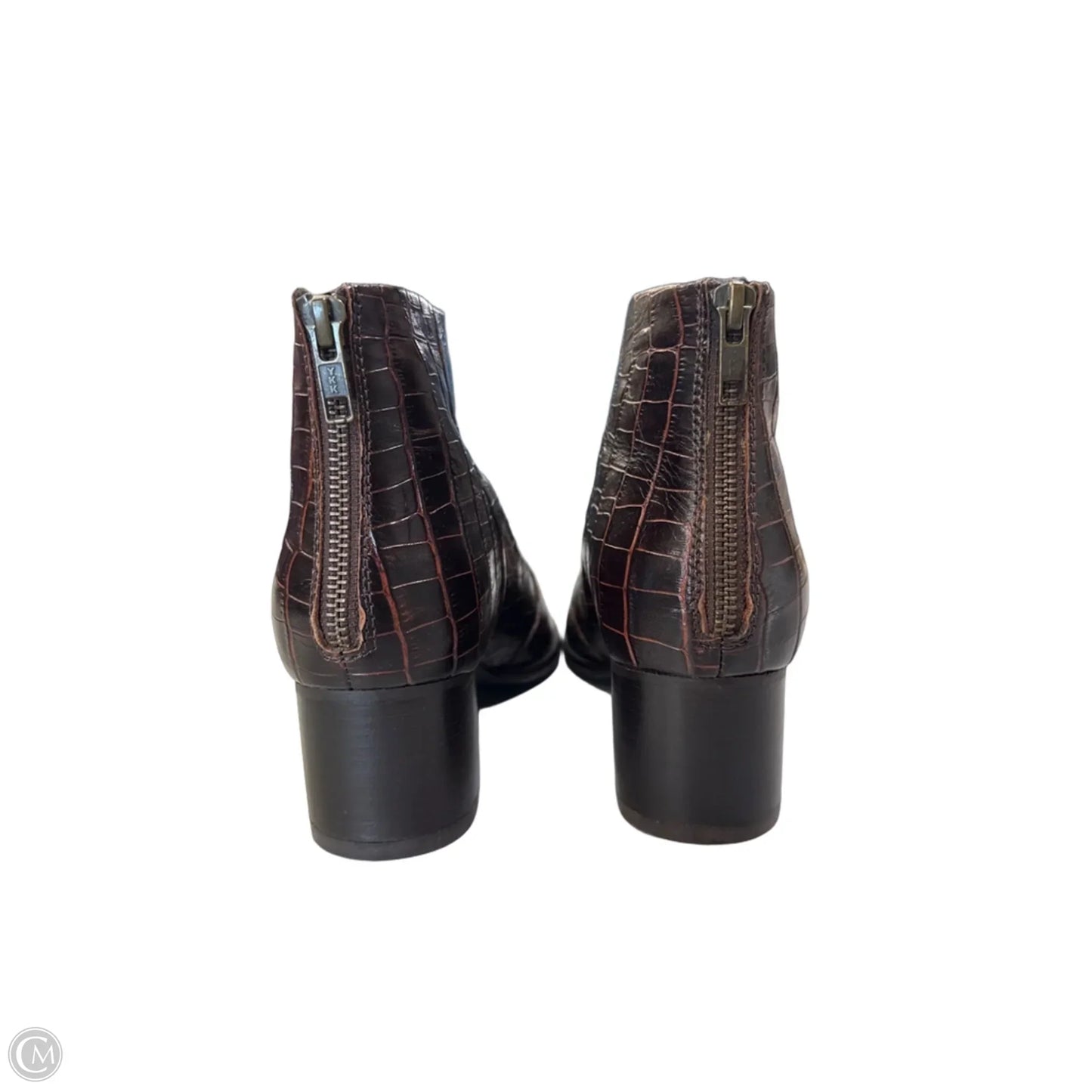 Boots Ankle Heels By Seychelles In Brown, Size: 8.5