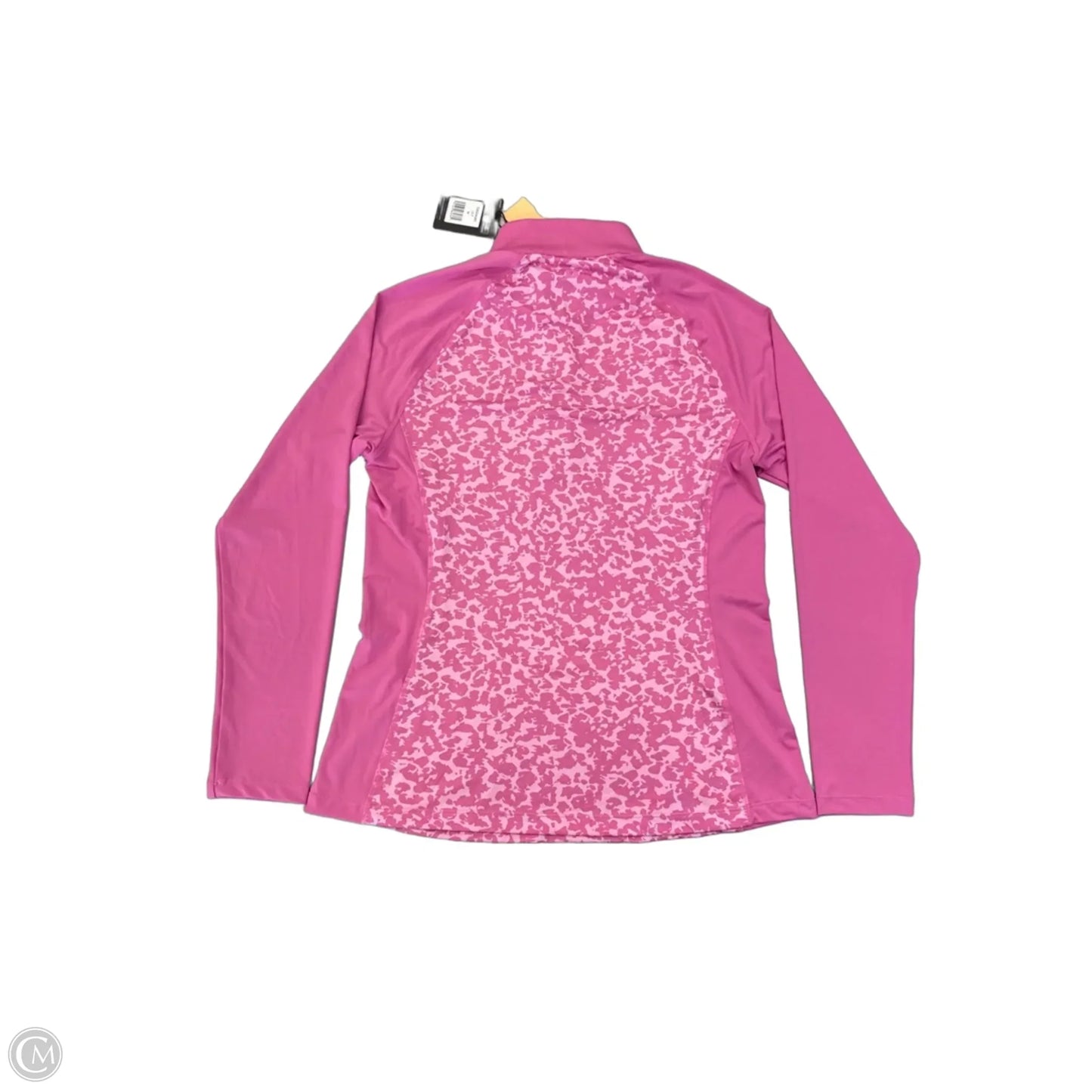 Athletic Top Long Sleeve Collar By Clothes Mentor In Pink, Size: M