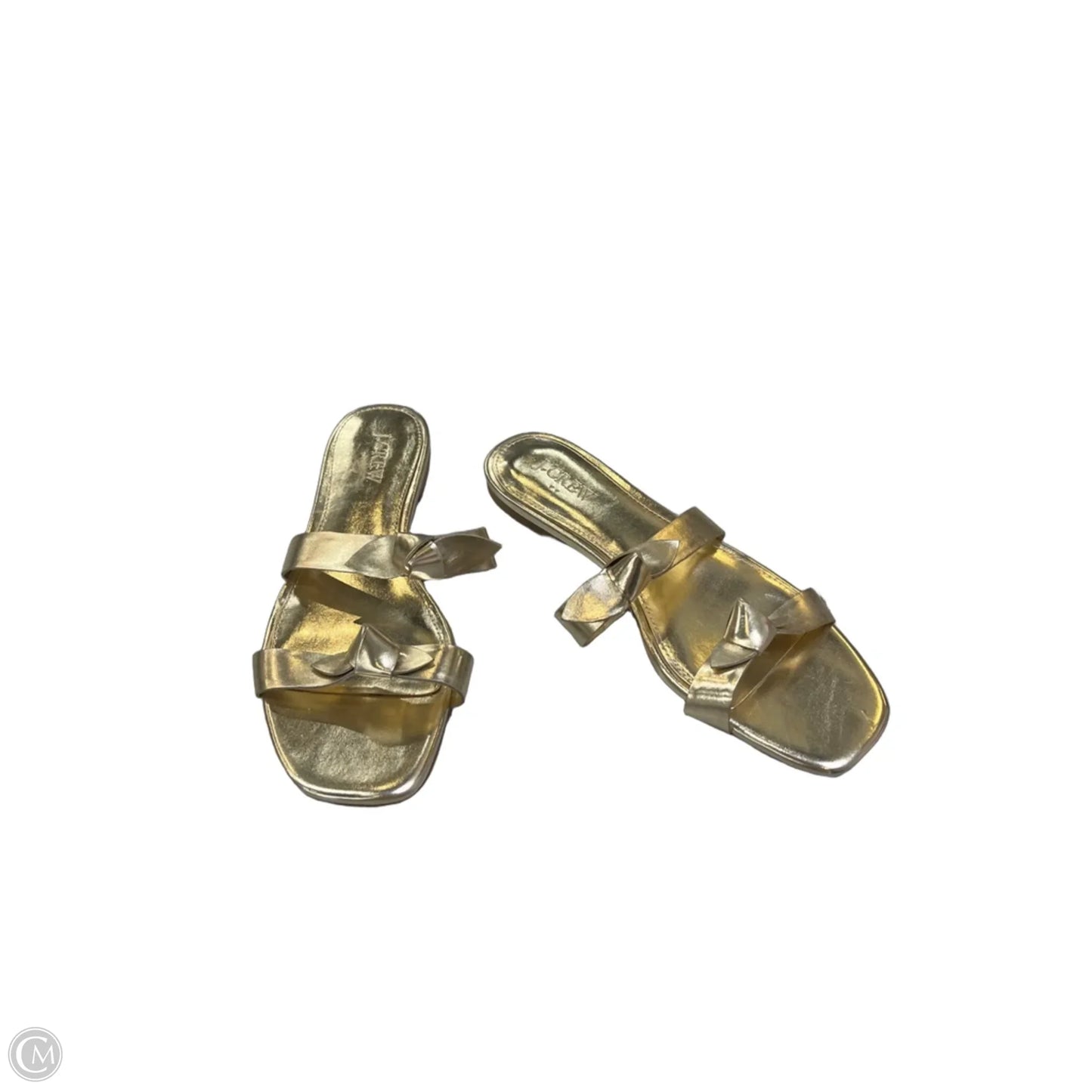 Sandals Flats By J. Crew In Gold, Size: 8