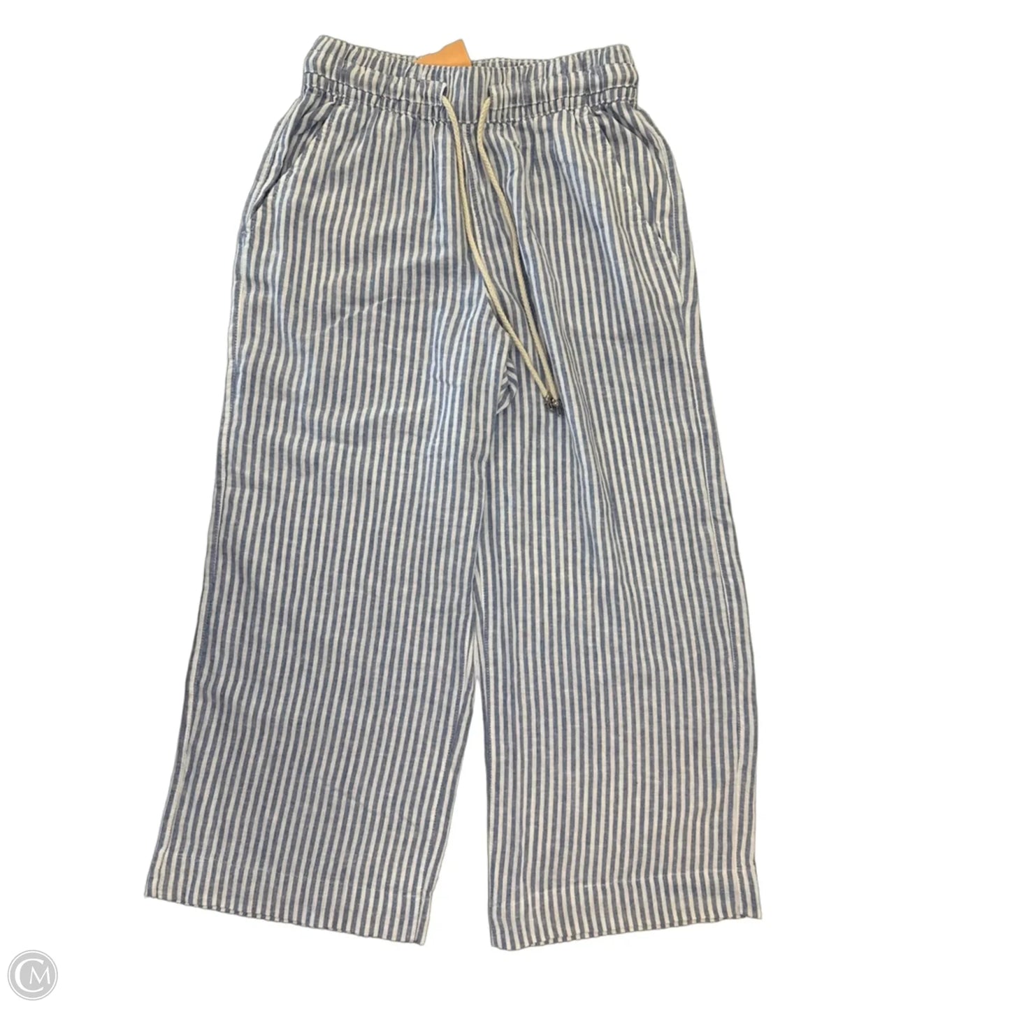 Pants Wide Leg By Tahari In Striped Pattern, Size: S