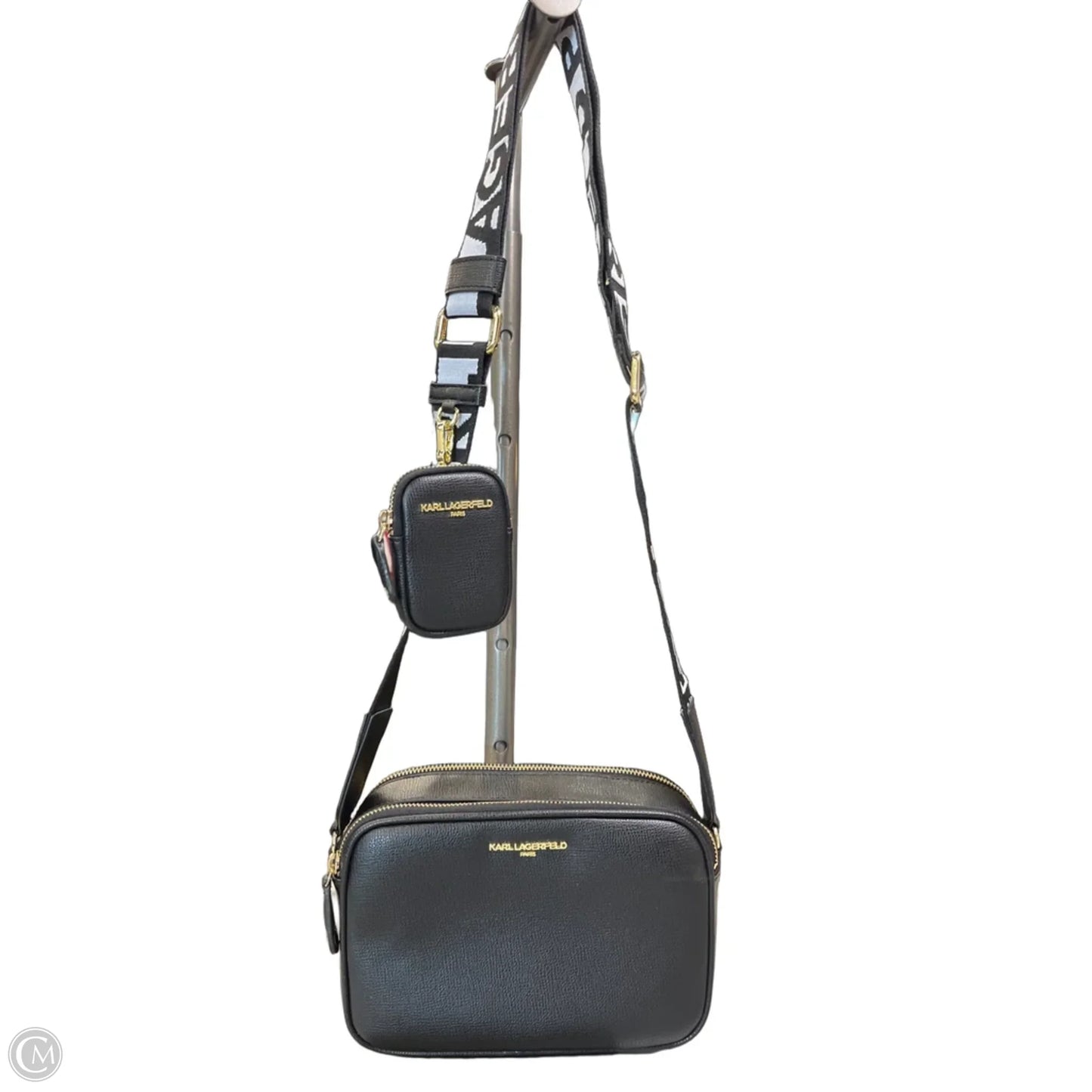 Crossbody Designer By Karl Lagerfeld, Size: Small