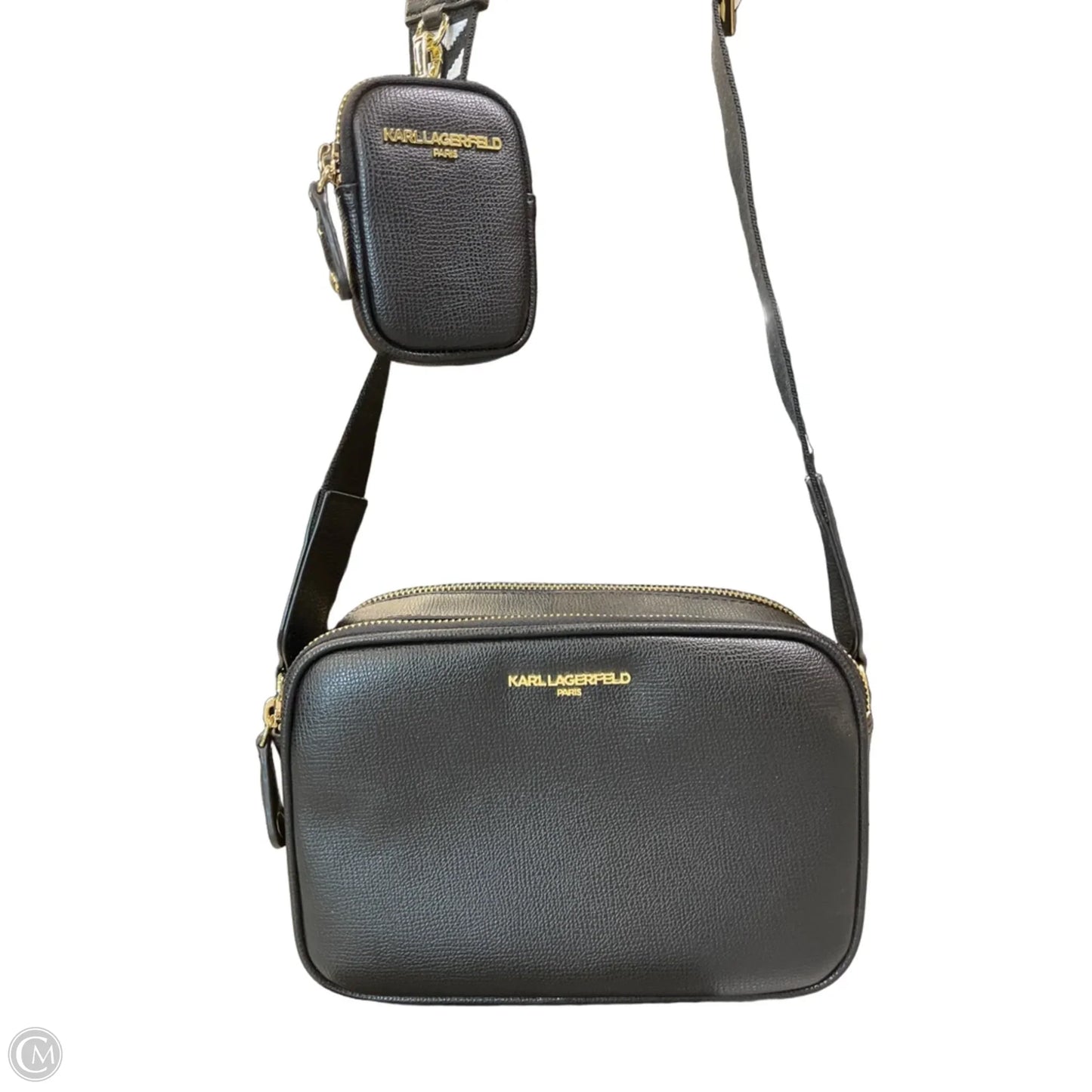 Crossbody Designer By Karl Lagerfeld, Size: Small