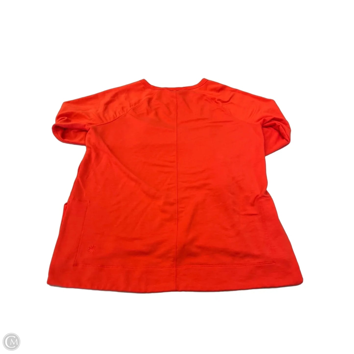 Athletic Top Long Sleeve Collar By Athleta In Red, Size: S