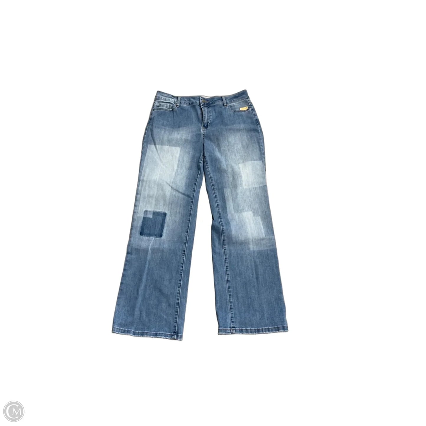 Jeans Wide Leg By Charlie B In Blue Denim, Size: 12