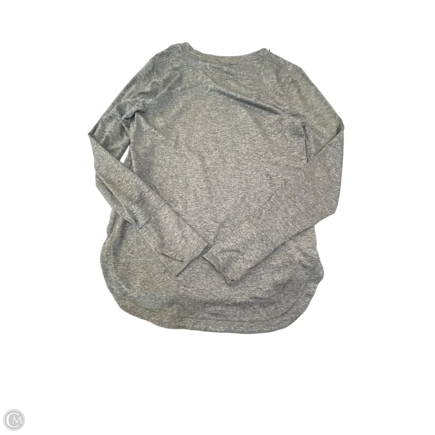 Athletic Top Long Sleeve Collar By Athleta In Green, Size: M