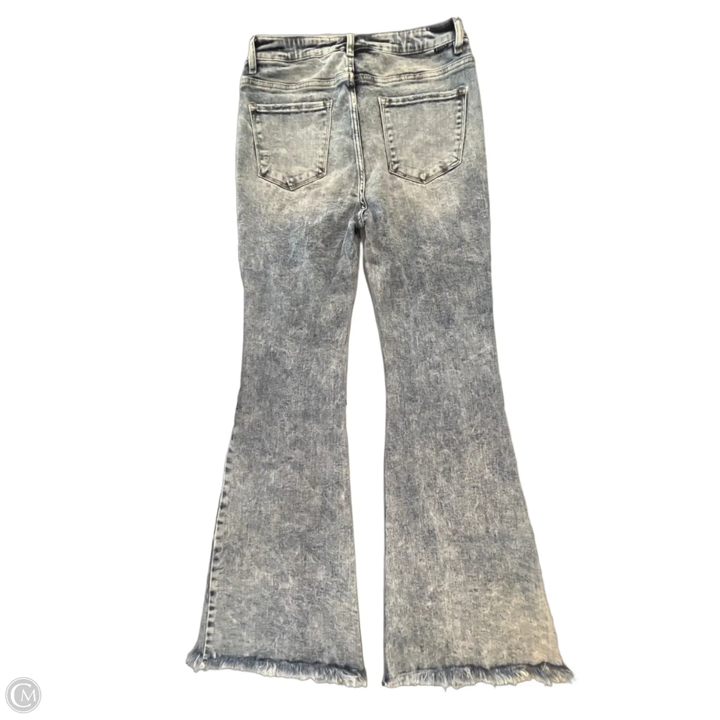 Jeans Flared By Risen In Blue Denim, Size: 12