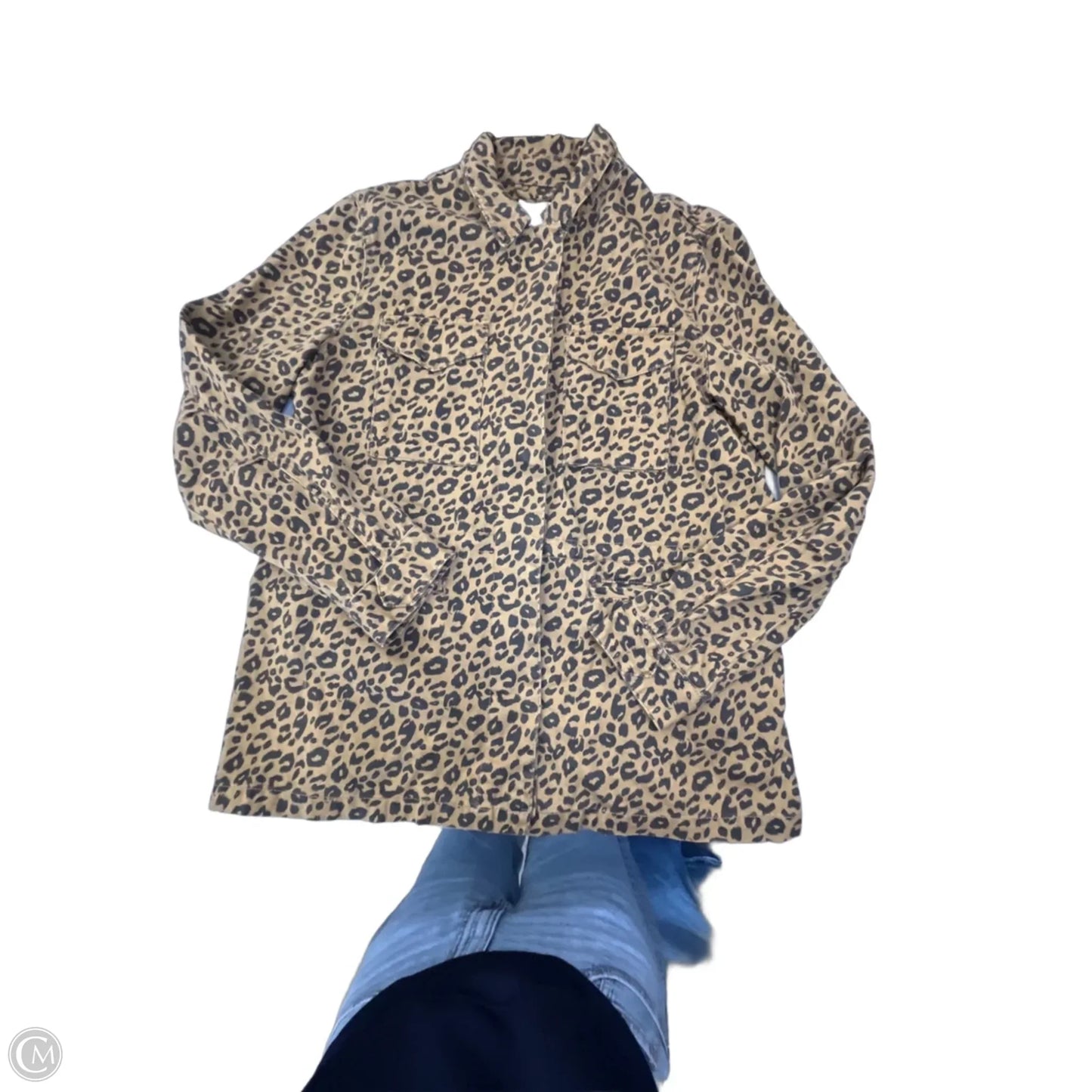 Jacket Other By Thread And Supply In Animal Print, Size: L