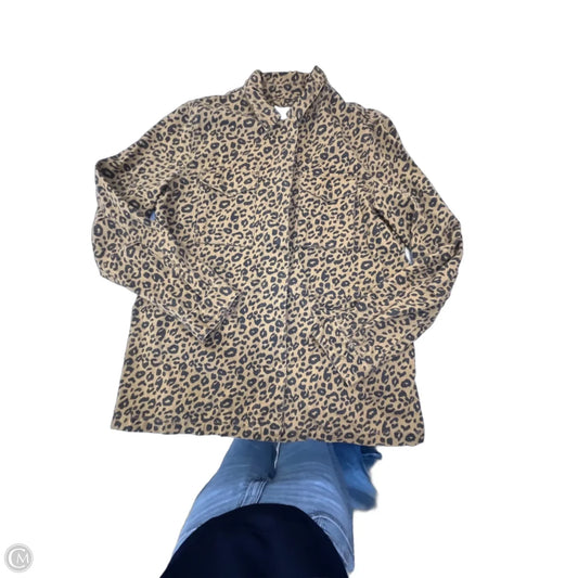 Jacket Other By Thread And Supply In Animal Print, Size: L
