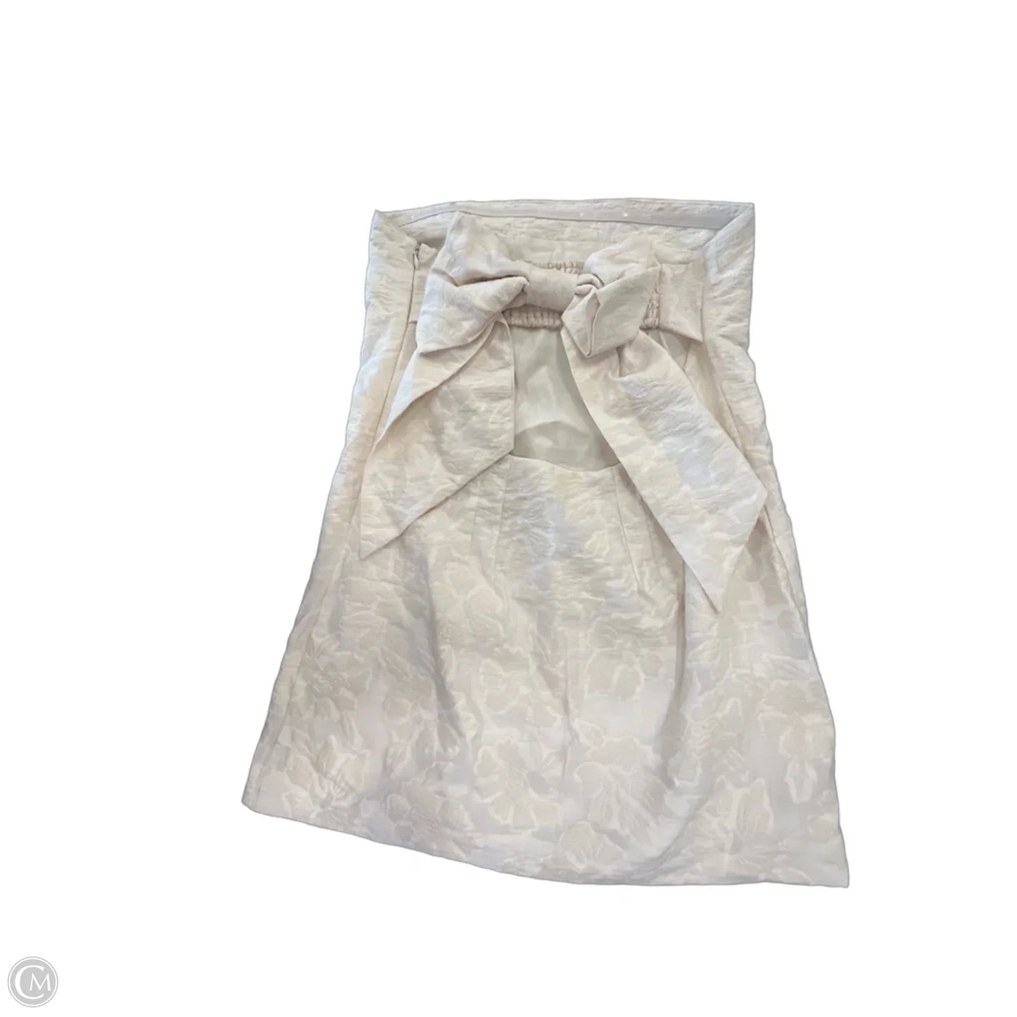 Dress Party Short By Anthropologie In Cream, Size: M