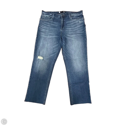 Jeans Boyfriend By Kut In Blue Denim, Size: 14