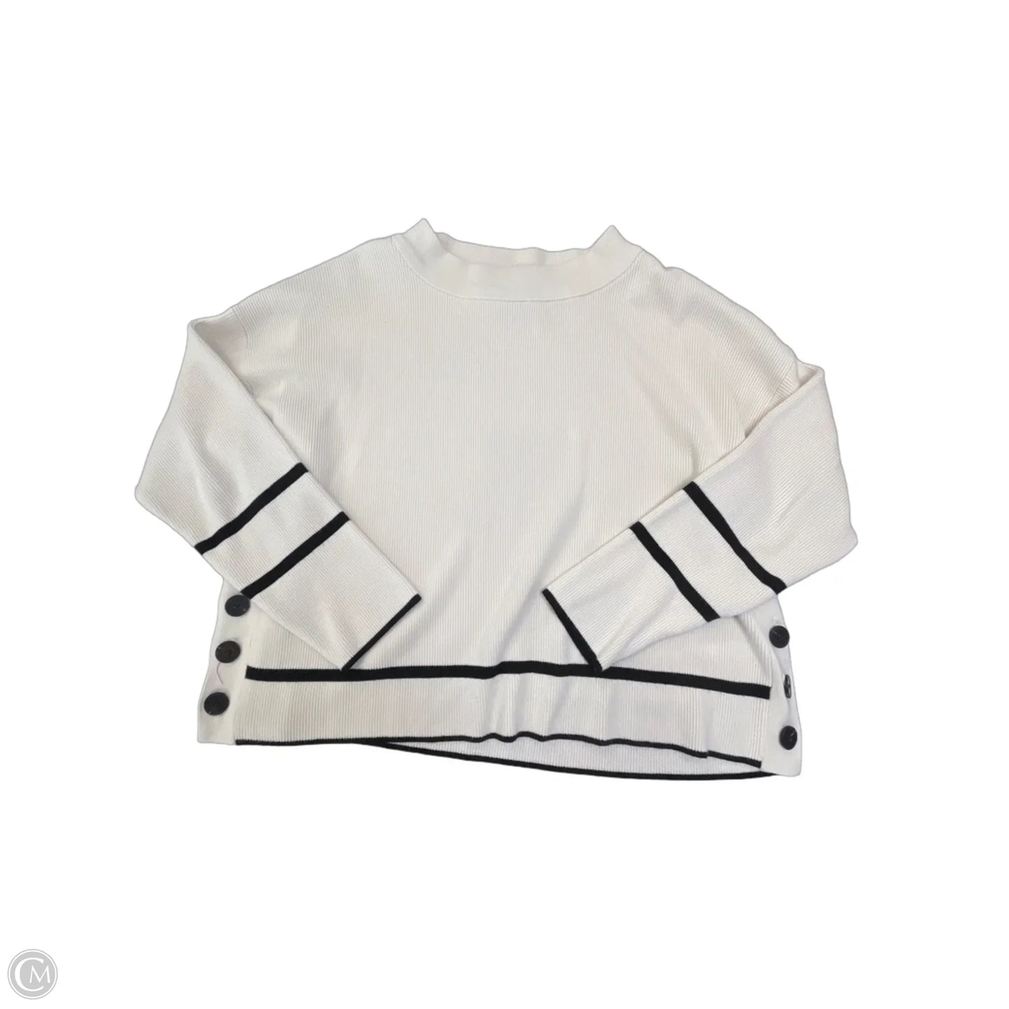 Sweater By Adrianna Papell In Cream, Size: M
