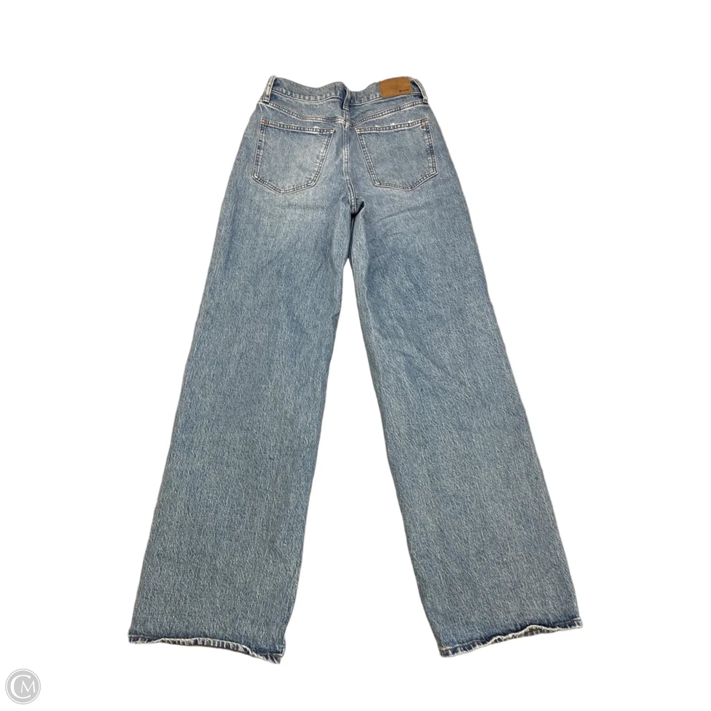 Jeans Wide Leg By Madewell In Blue Denim, Size: 4