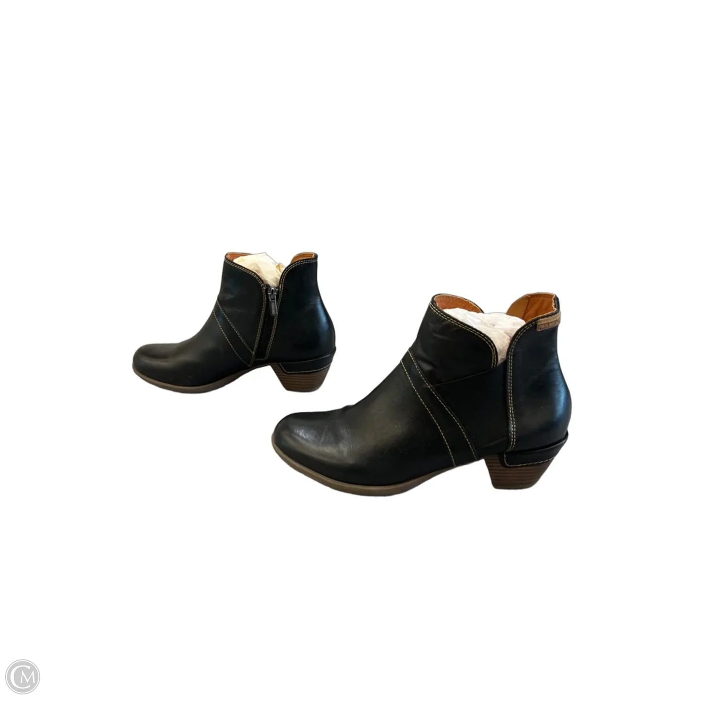 Boots Ankle Heels By Pikolinos In Black, Size: 9