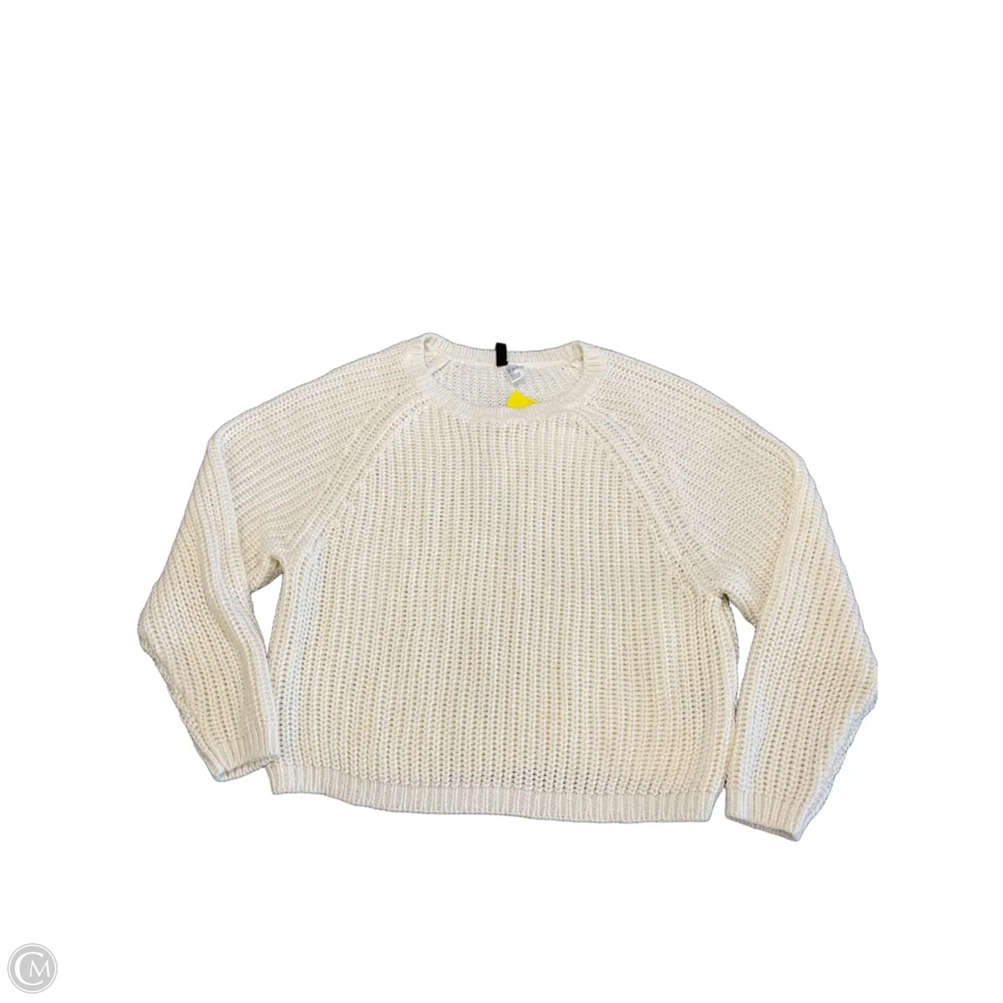 Sweater By Divided In Cream, Size: L