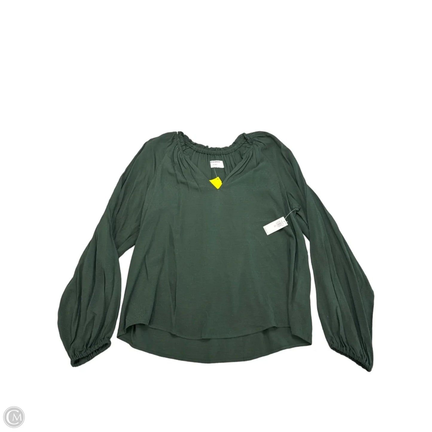 Top Long Sleeve By Old Navy In Green, Size: M