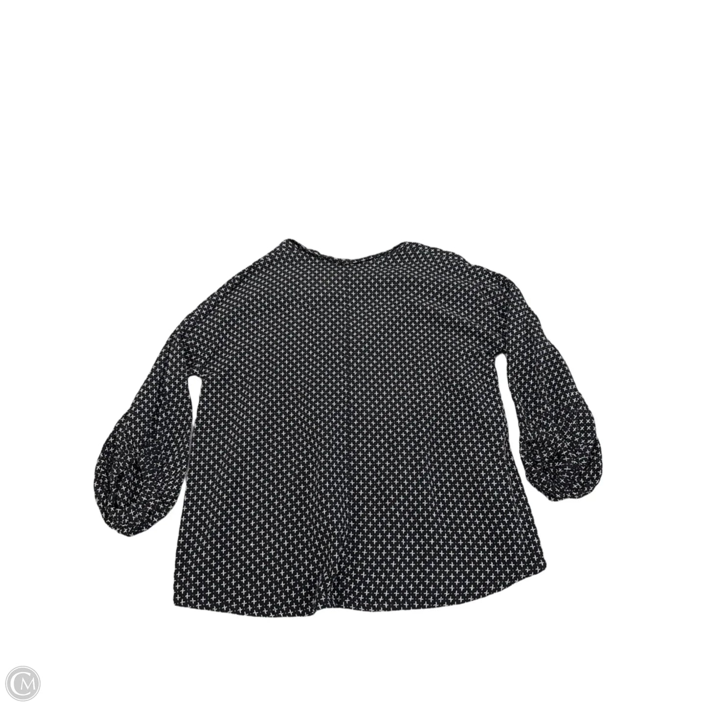 Top Long Sleeve By Lou And Grey In Navy, Size: S